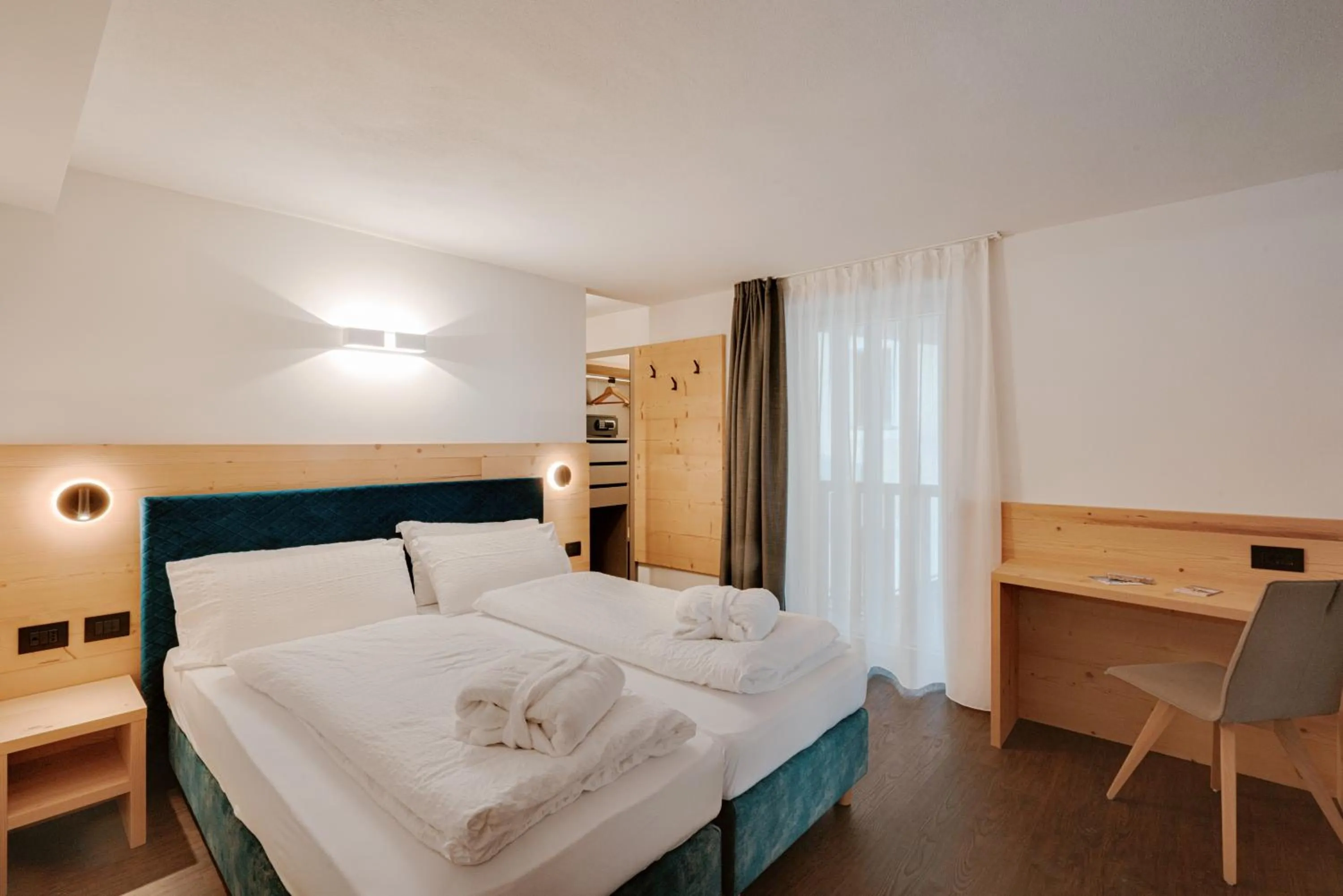Bed in Alpen Hotel Vidi