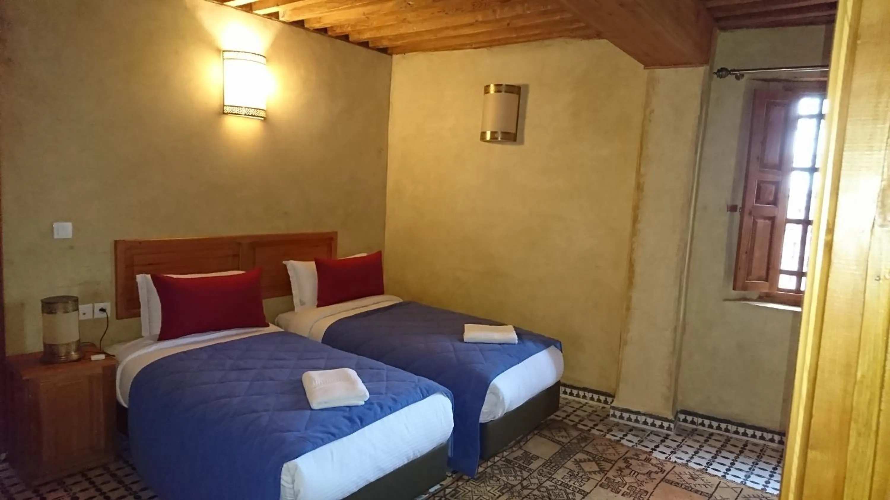 Bed in Riad jasmins & Spa