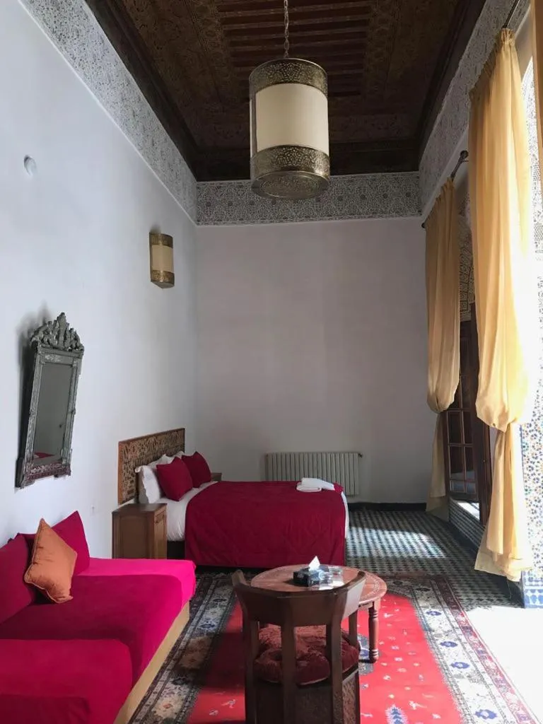 Bed in Riad jasmins & Spa