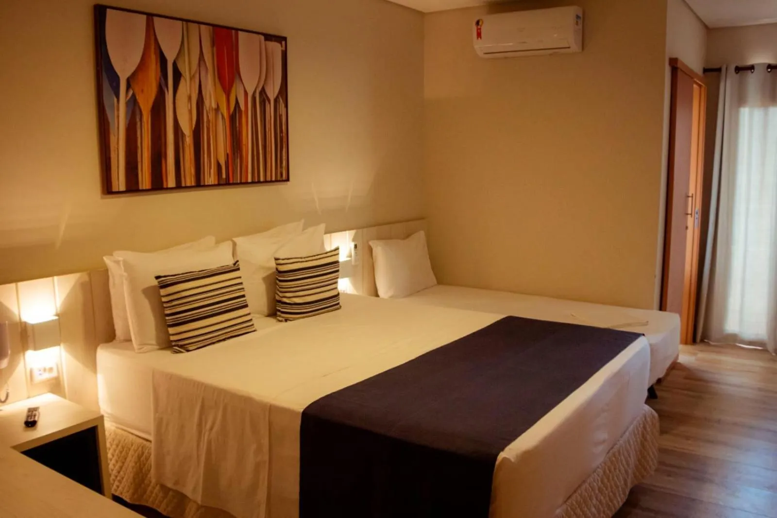 Bed in Hotel Pousada Paradise