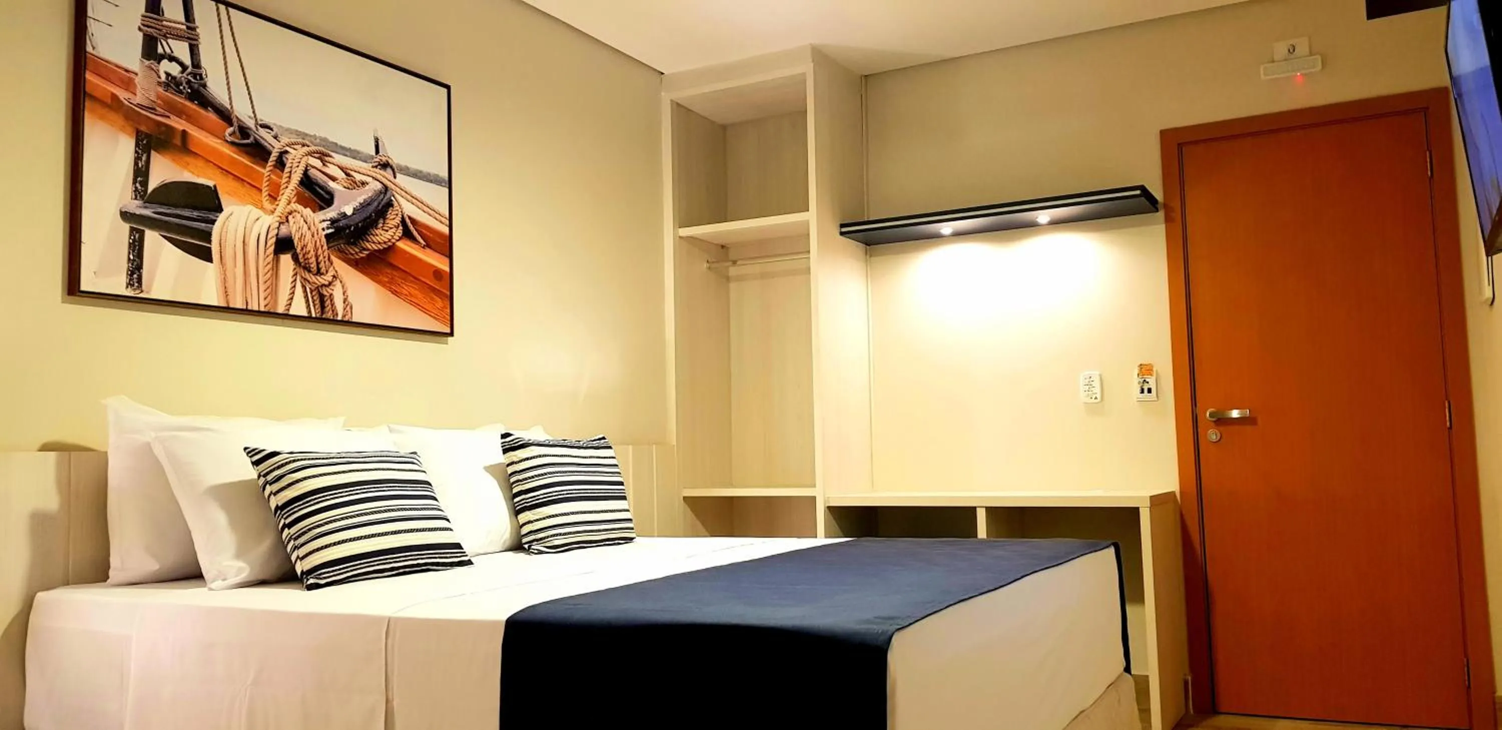 Bed in Hotel Pousada Paradise