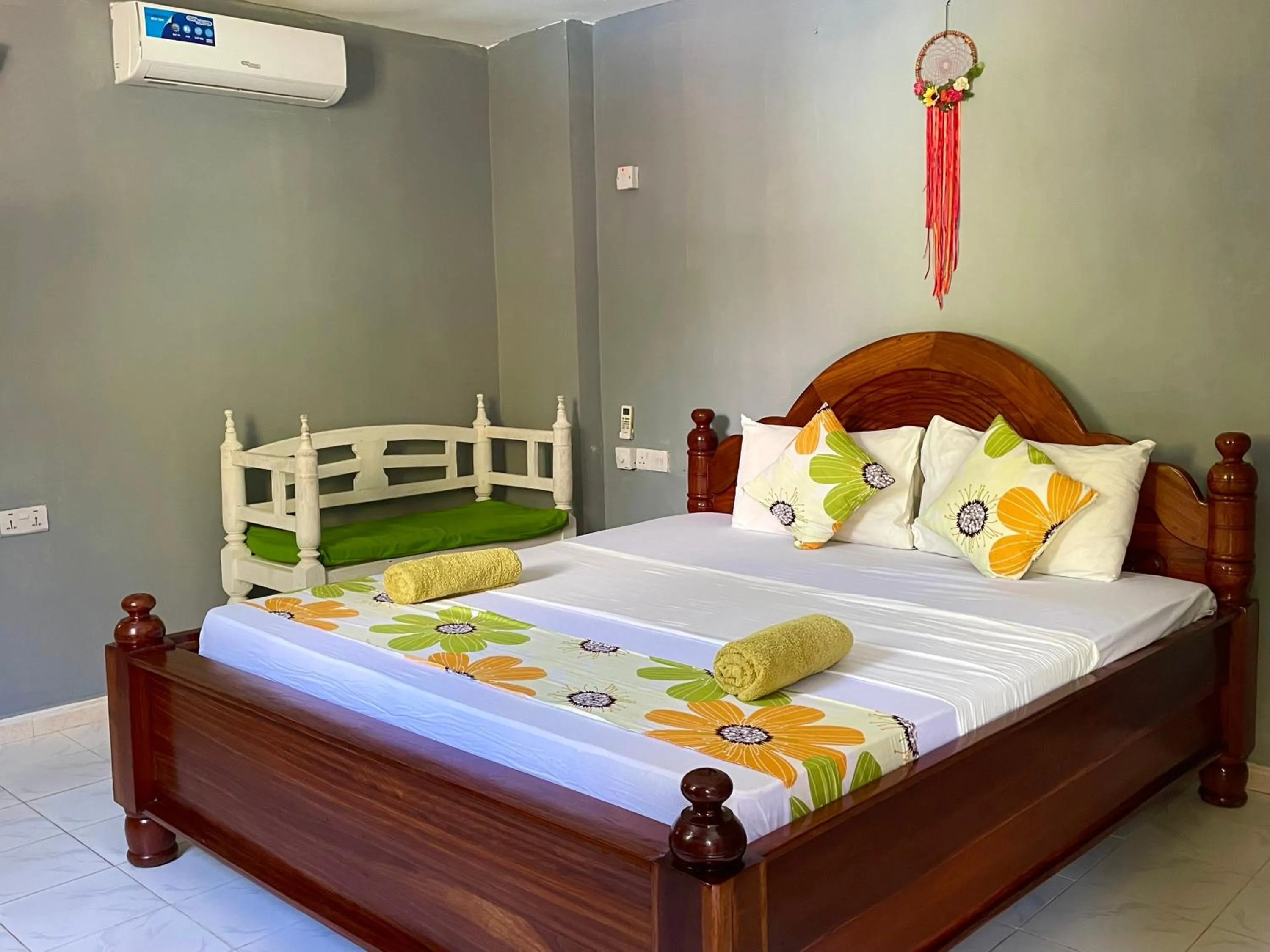 Bed in Green's Hostel Nungwi