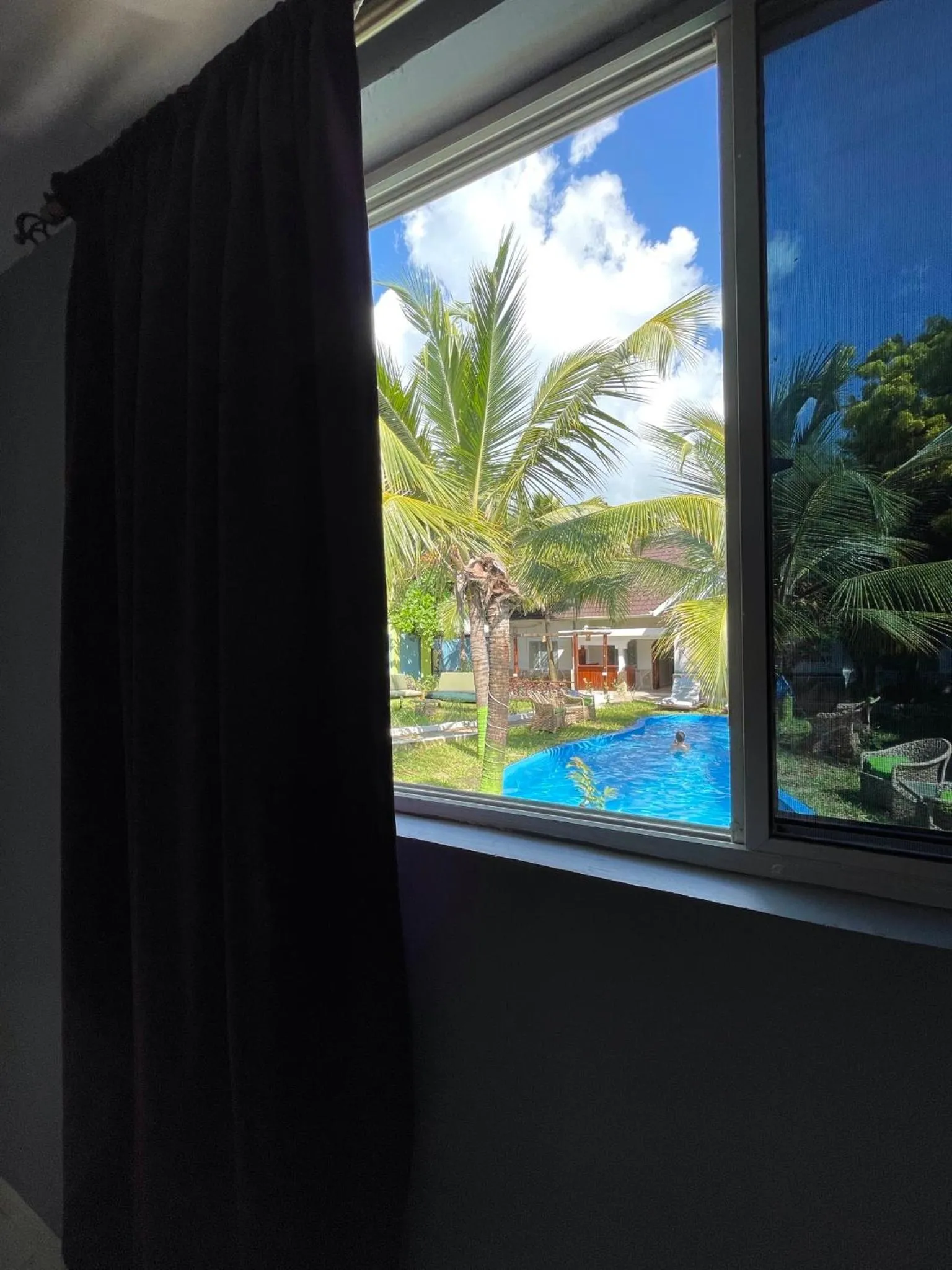 Garden in Green's Hostel Nungwi