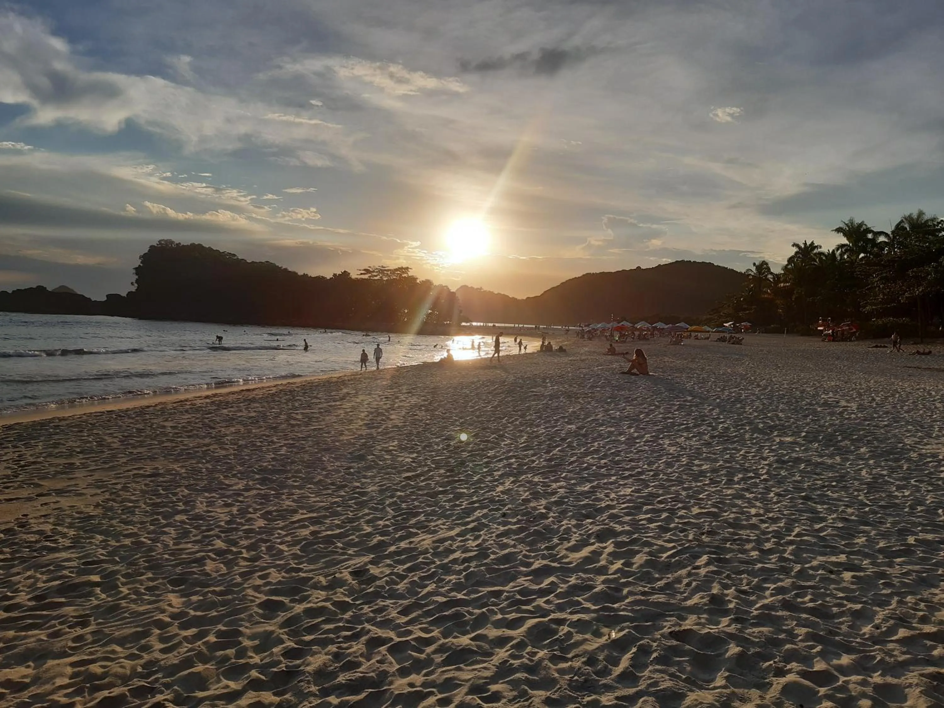 Sunset in Pousada Rosa dos Ventos Juquehy