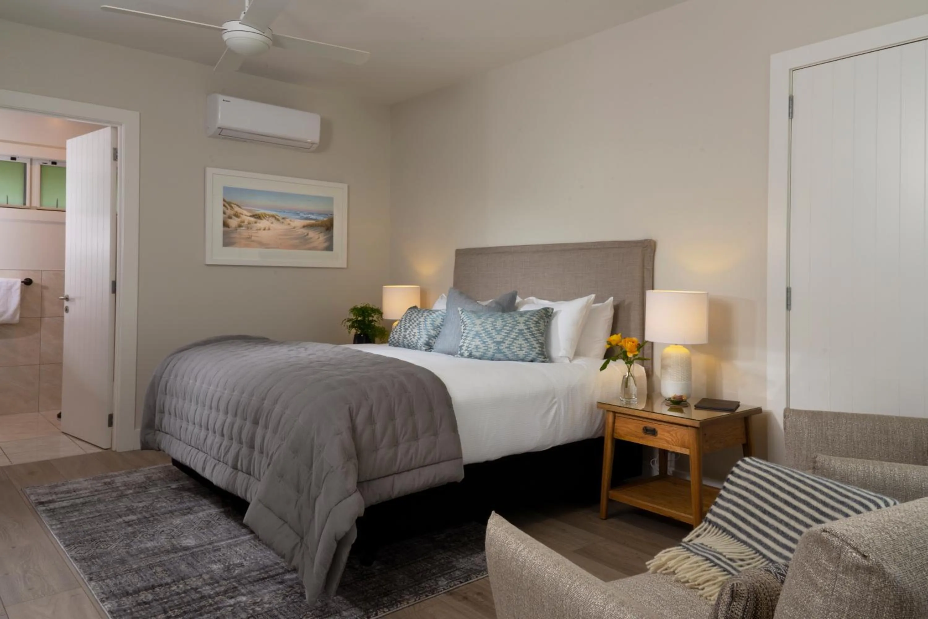 Bed in Ratanui Lodge