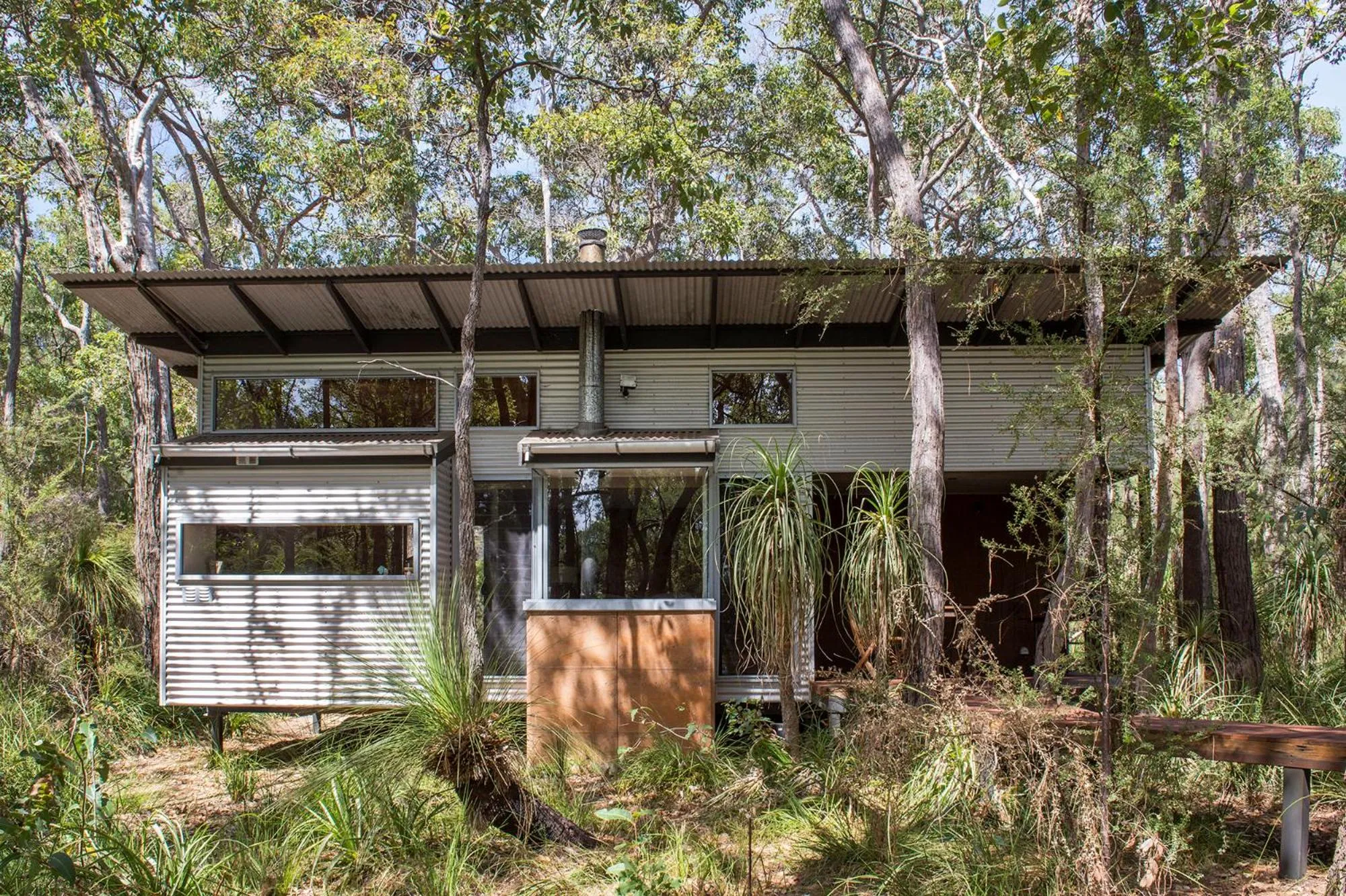Facade/entrance in Hidden Valley Forest Retreat