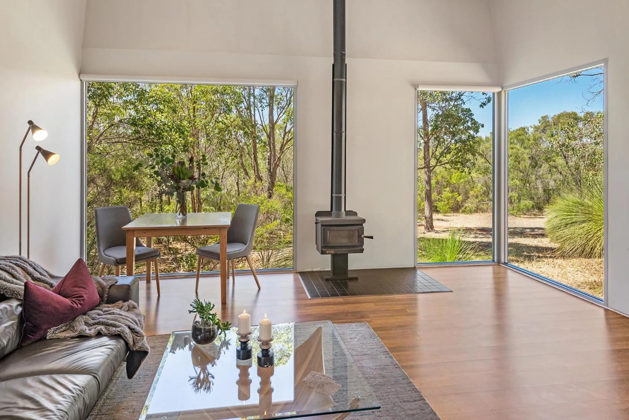 Living room in Hidden Valley Forest Retreat