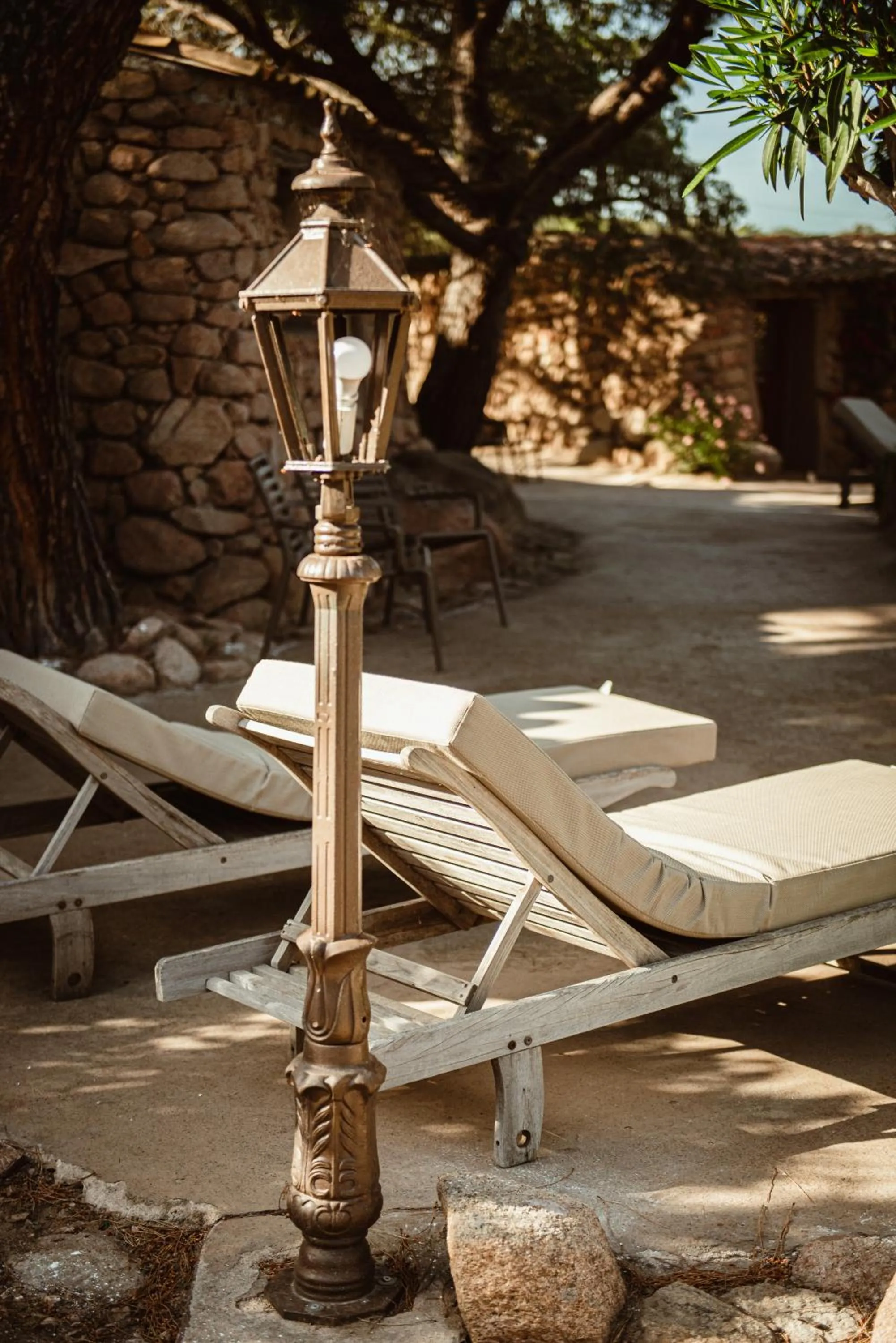 sunbed in Ranch Campo Palombaggia