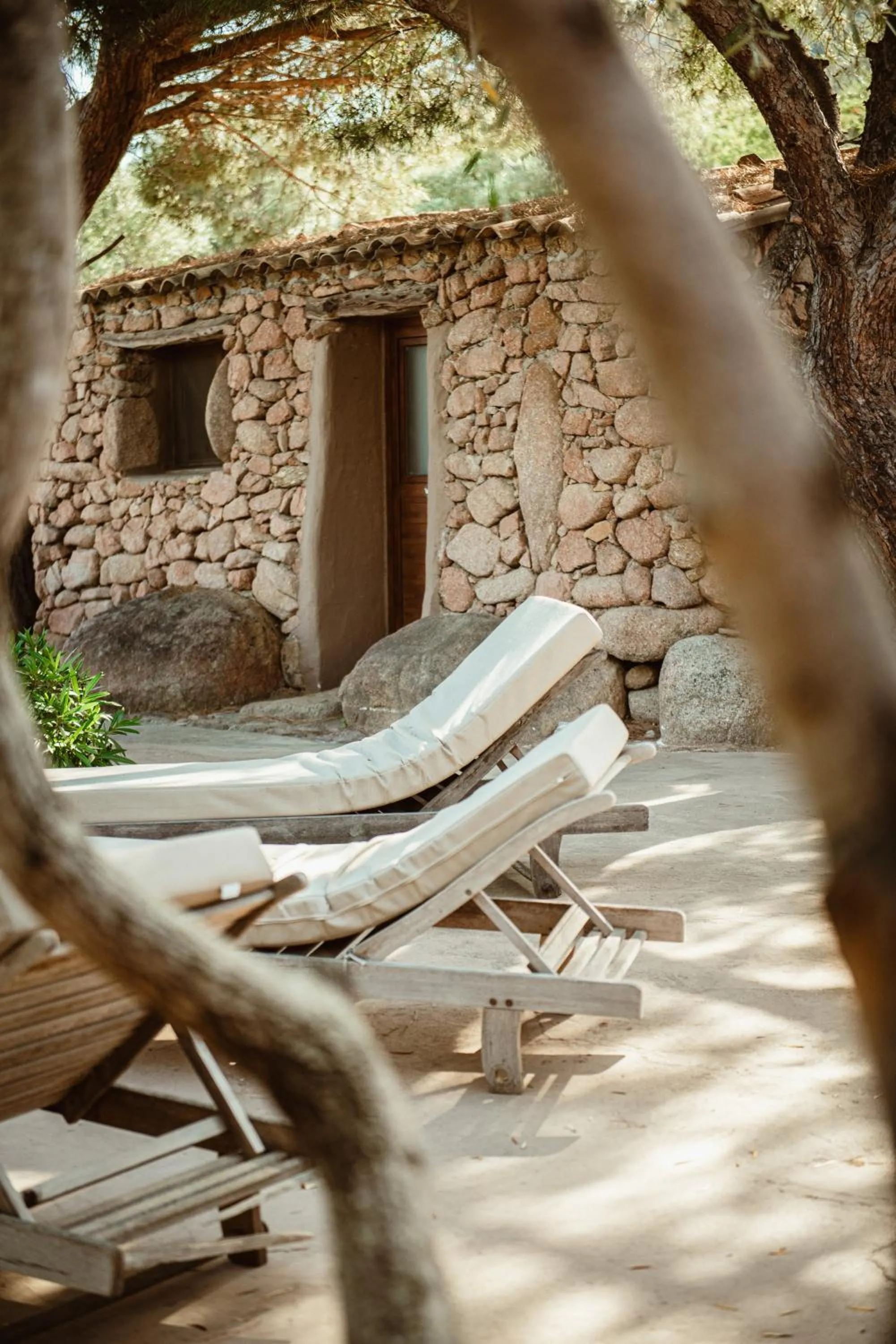 sunbed in Ranch Campo Palombaggia