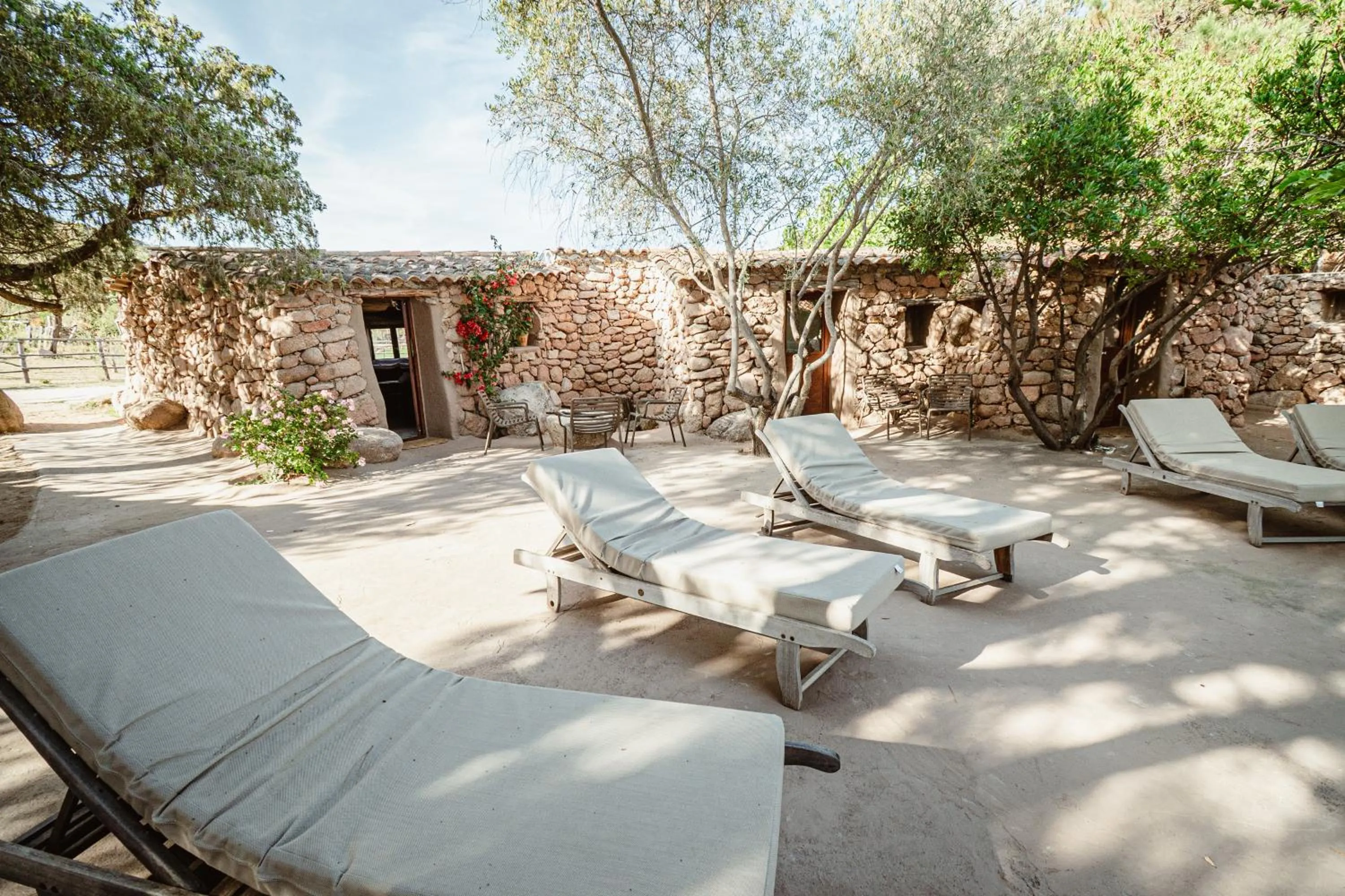 sunbed in Ranch Campo Palombaggia