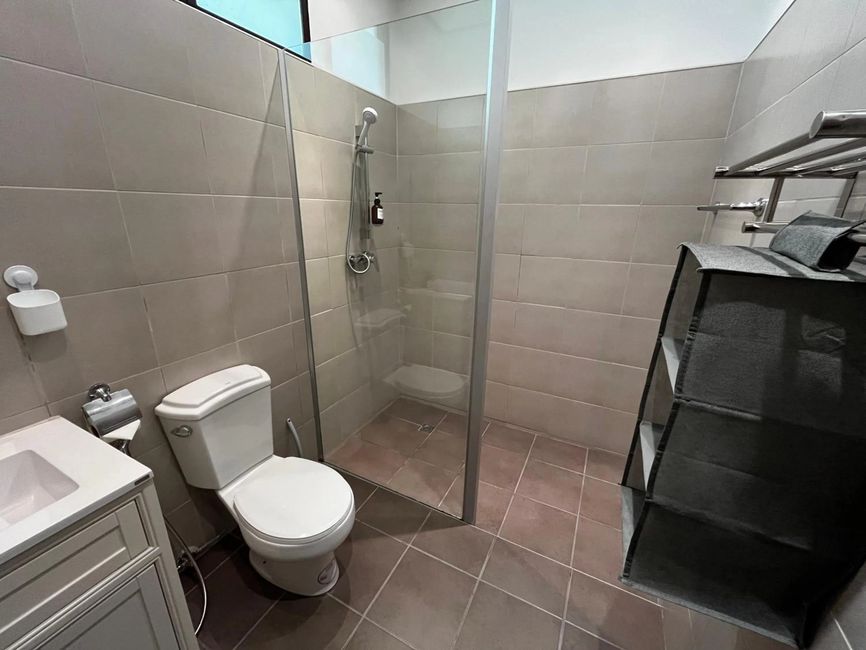 Shower in Amy Village Apartments & Digital Hub