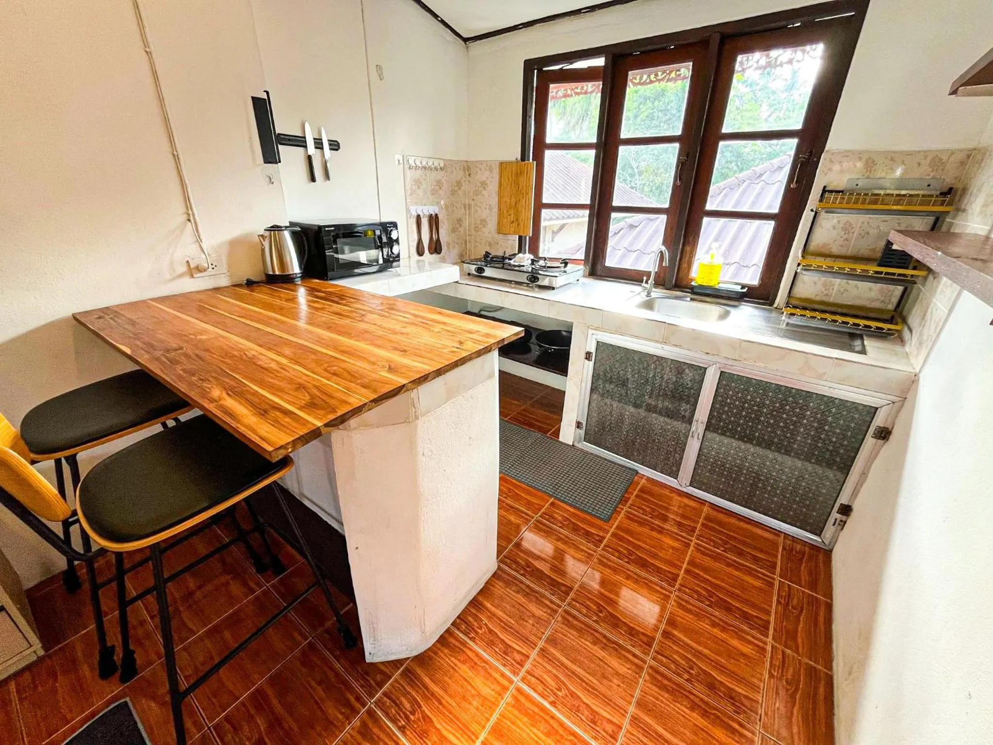 kitchen in Amy Village Apartments & Digital Hub