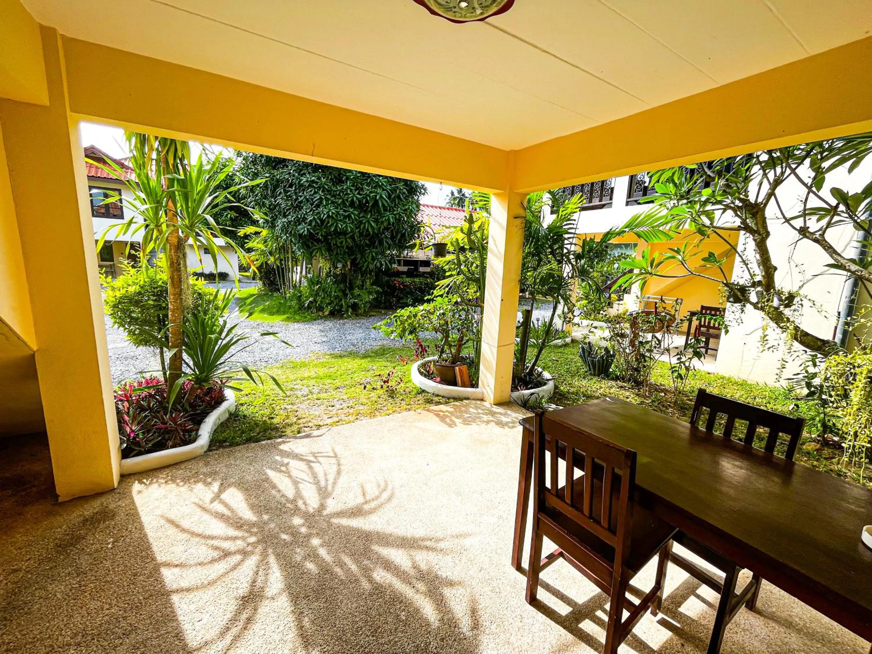 Patio in Amy Village Apartments & Digital Hub