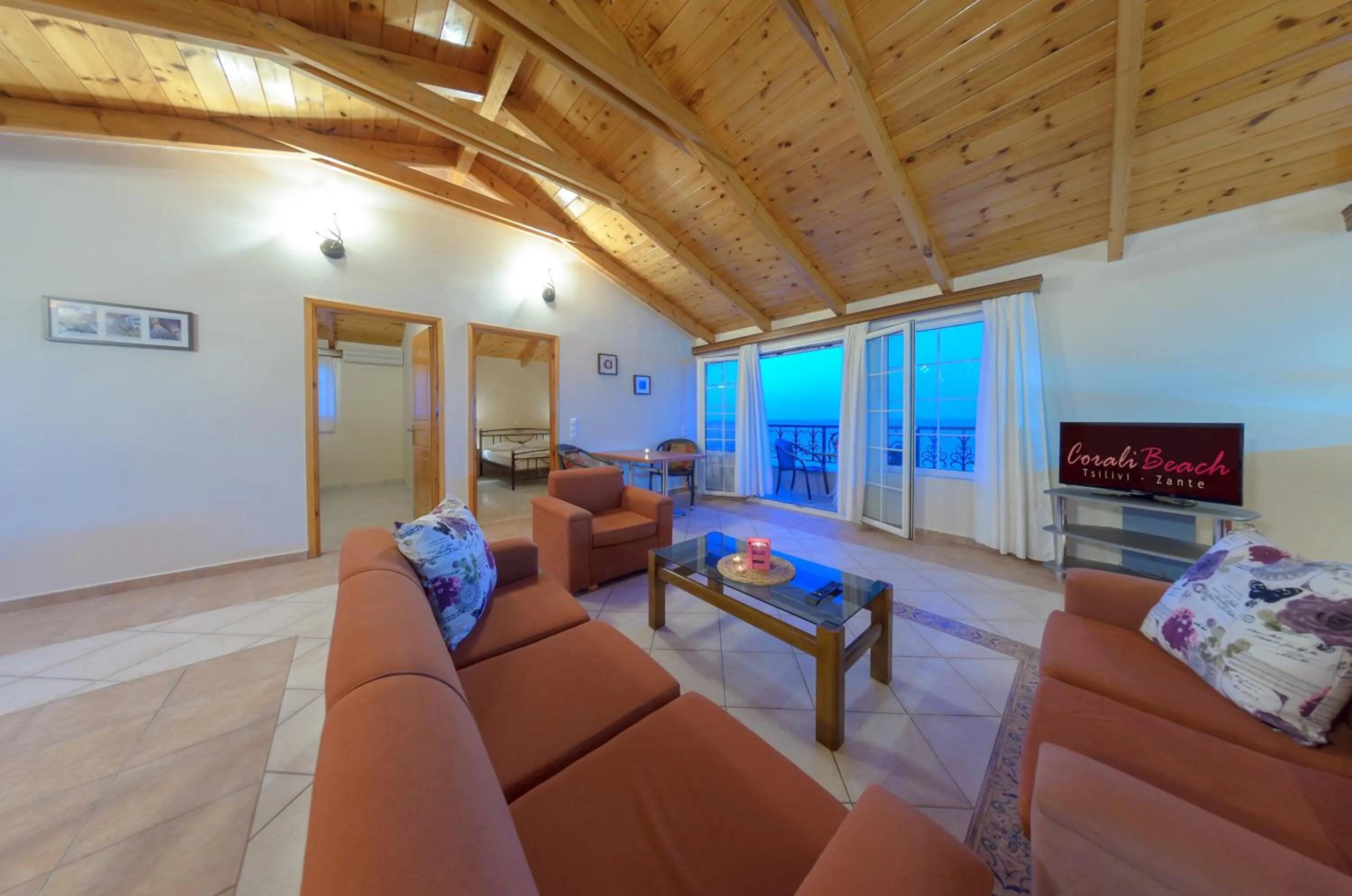 Seating area in Corali Beach