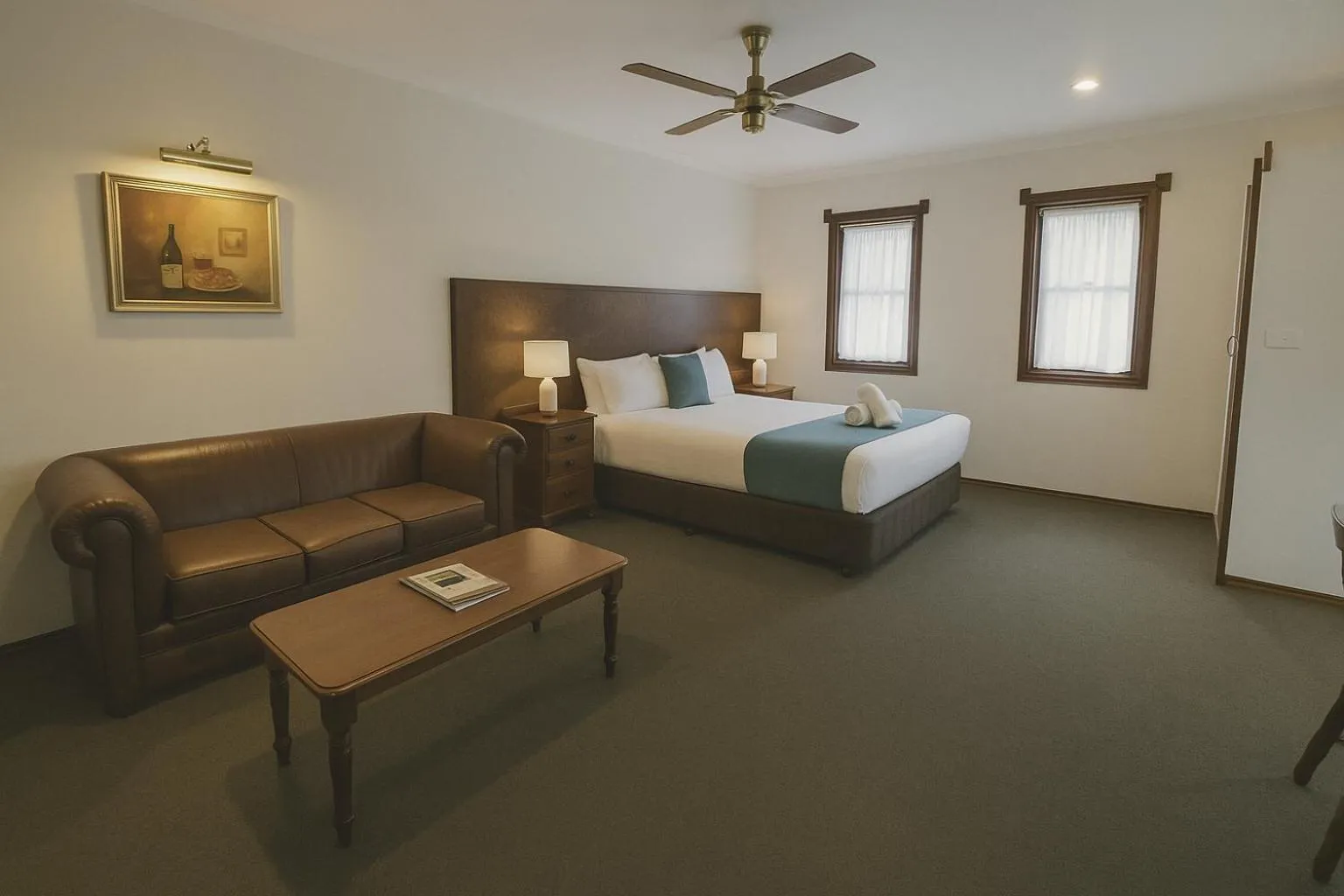 Bed in Margaret River Motel