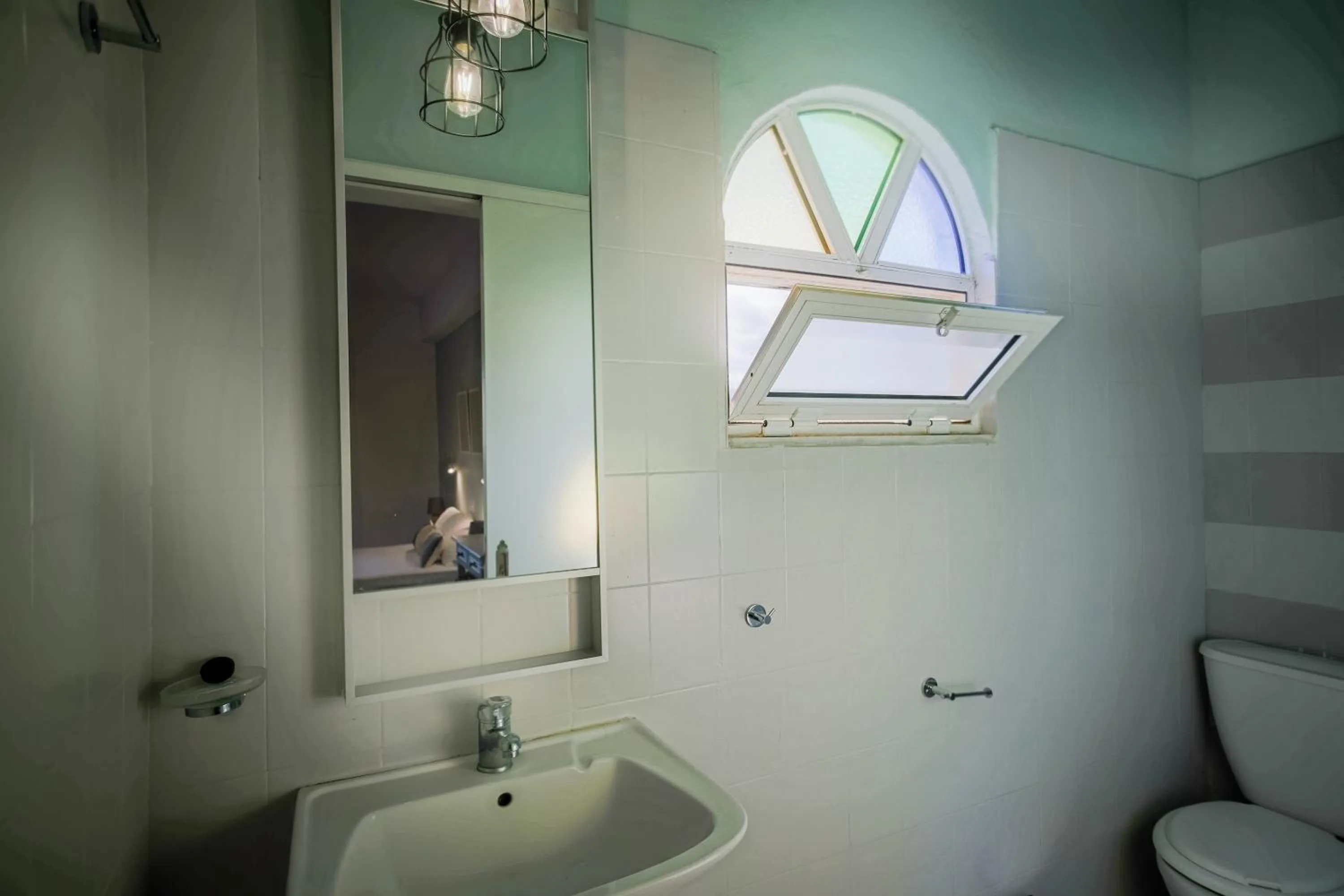 Bathroom in Velendzas Holidays