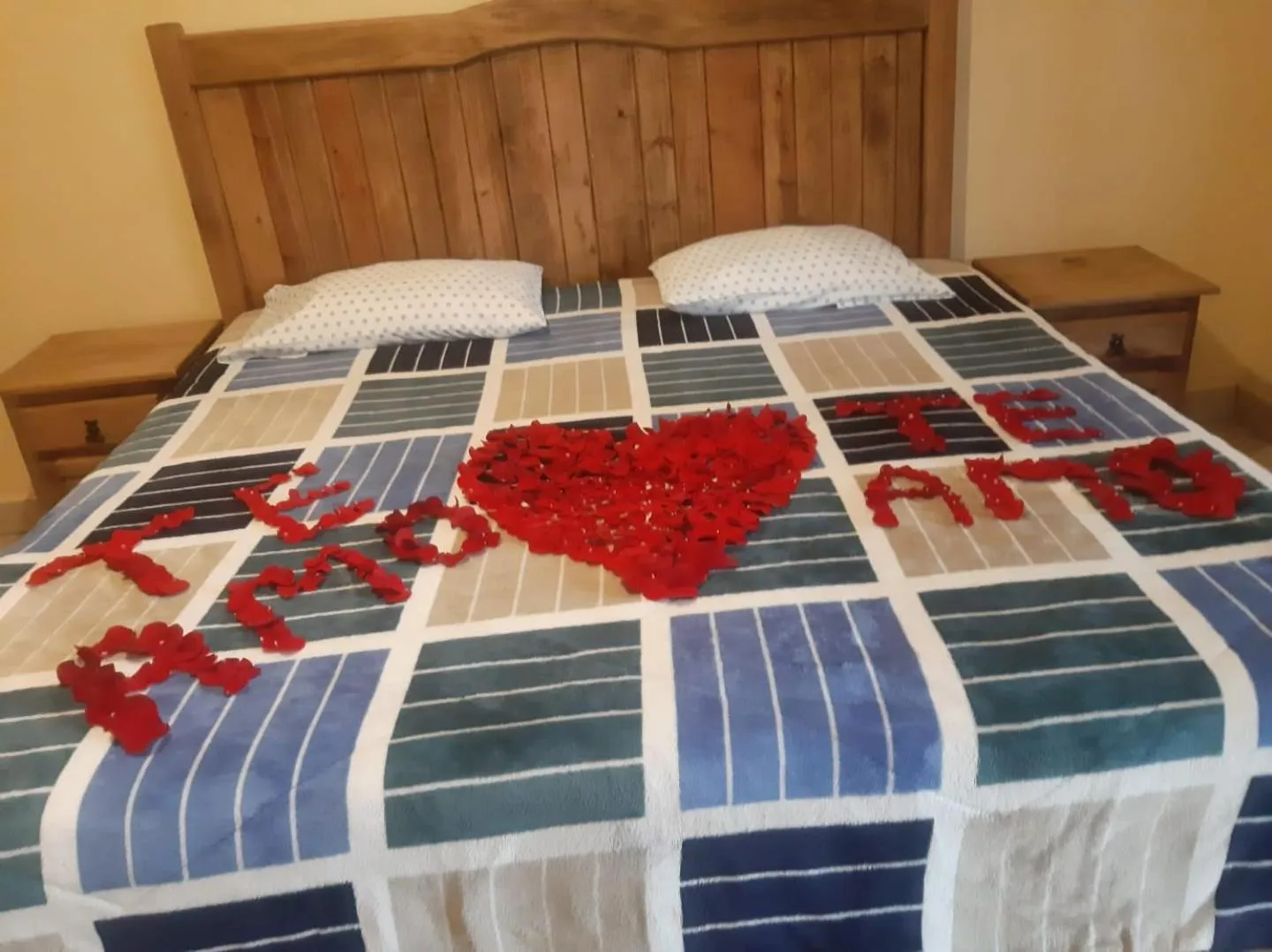 Bed in Hotel Villa Aurora