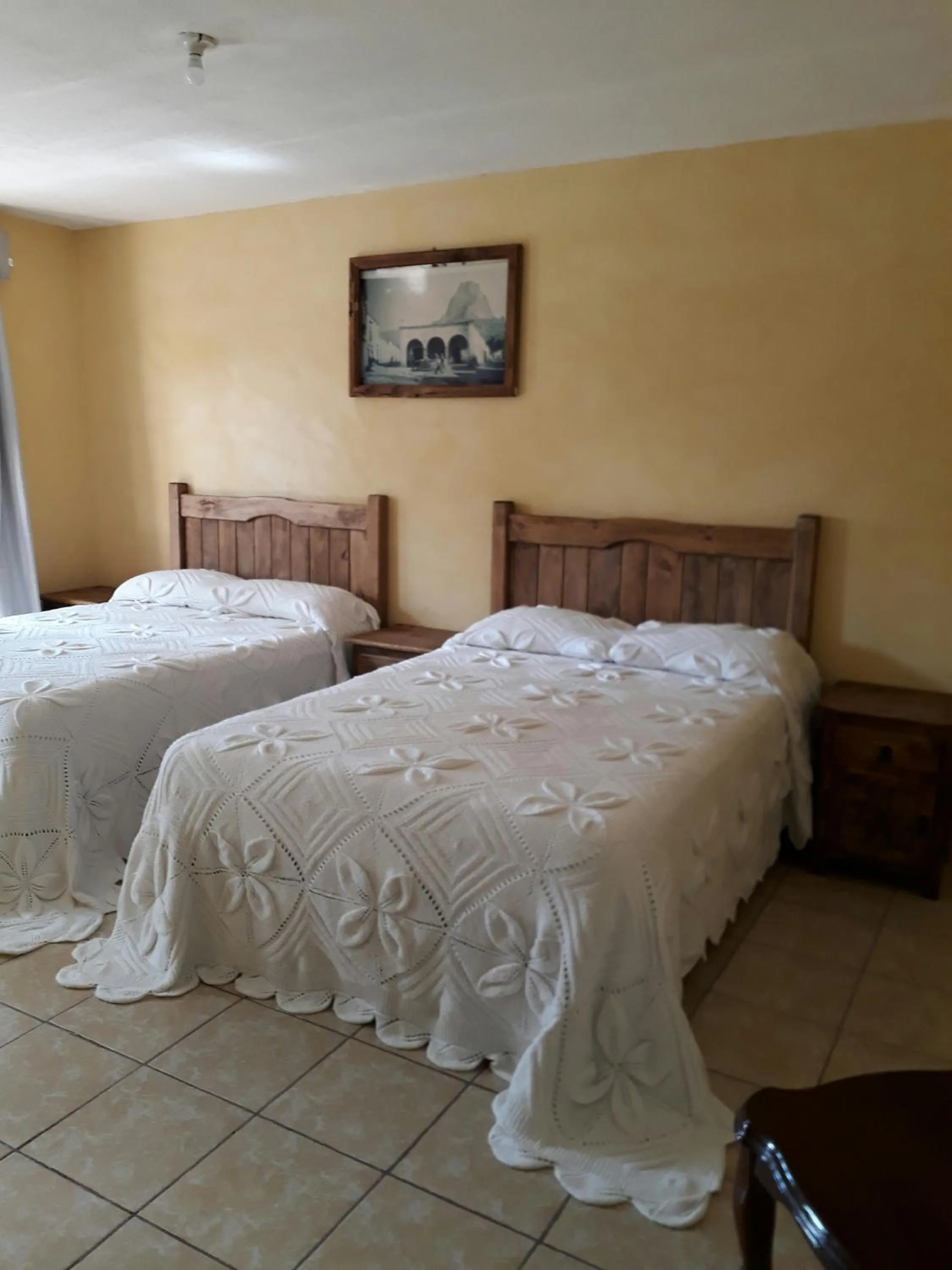 Bed in Hotel Villa Aurora