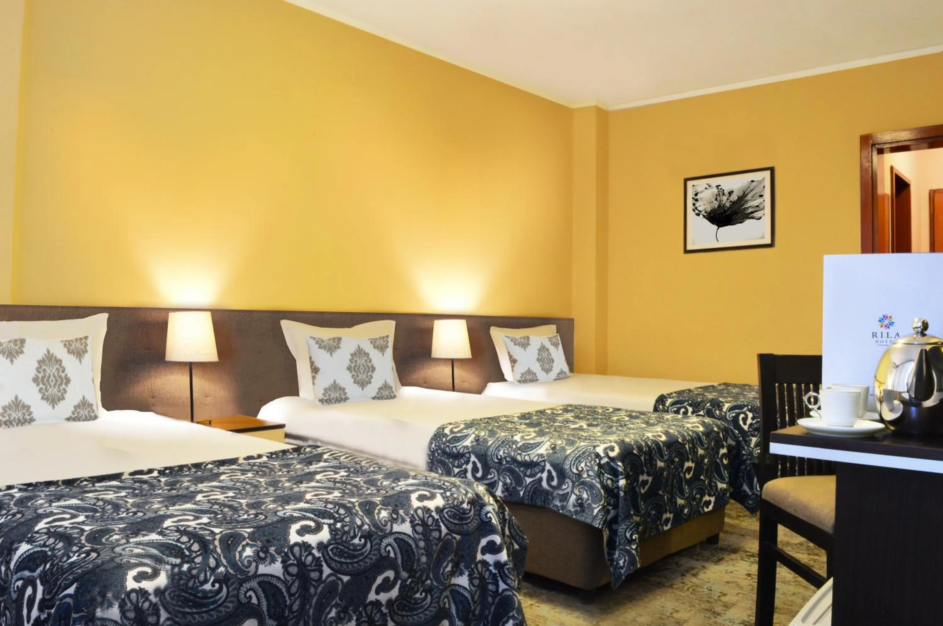 Bed in Rila Hotel Sofia