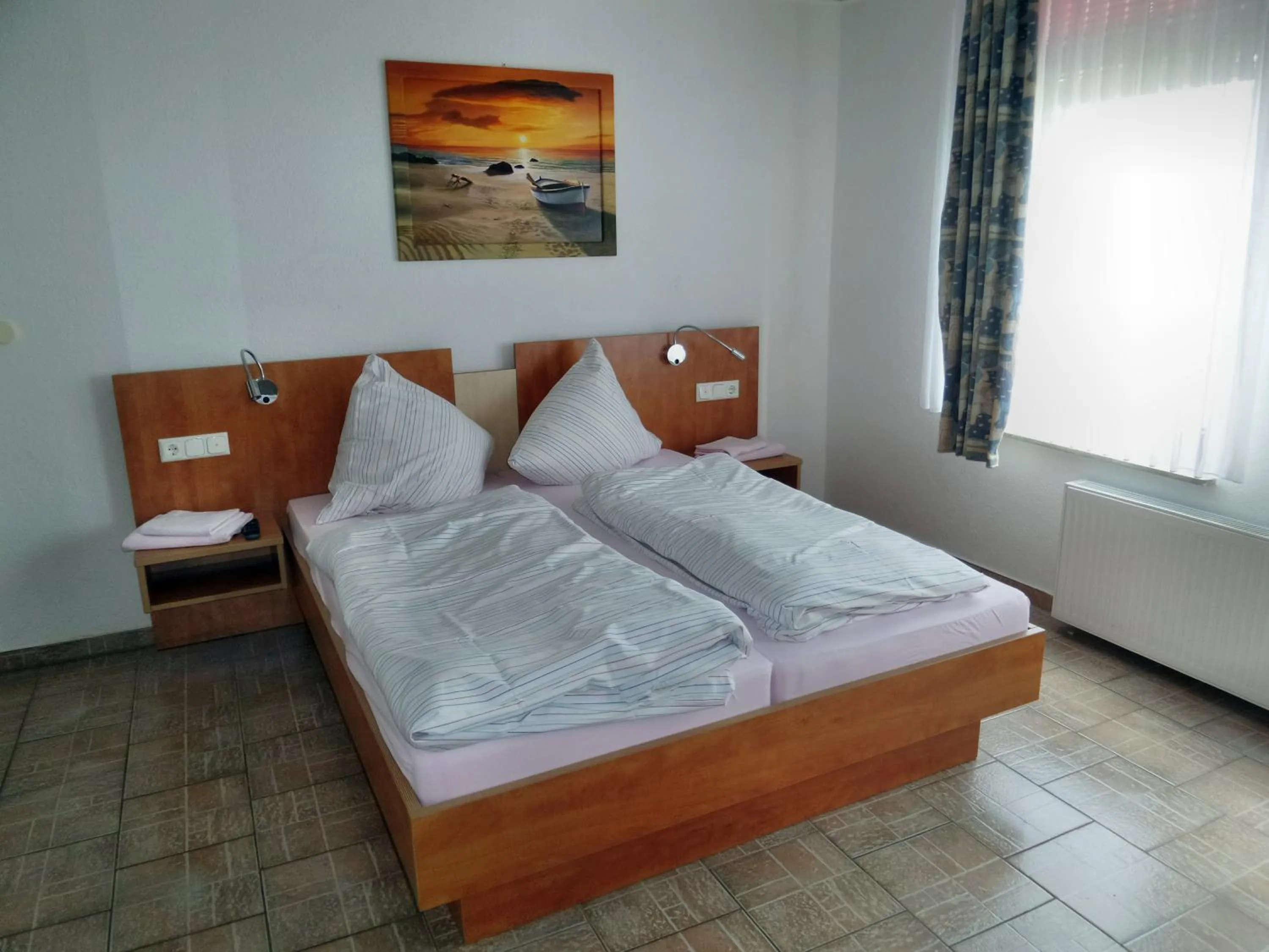 Bed in Hotel An der Karlstadt
