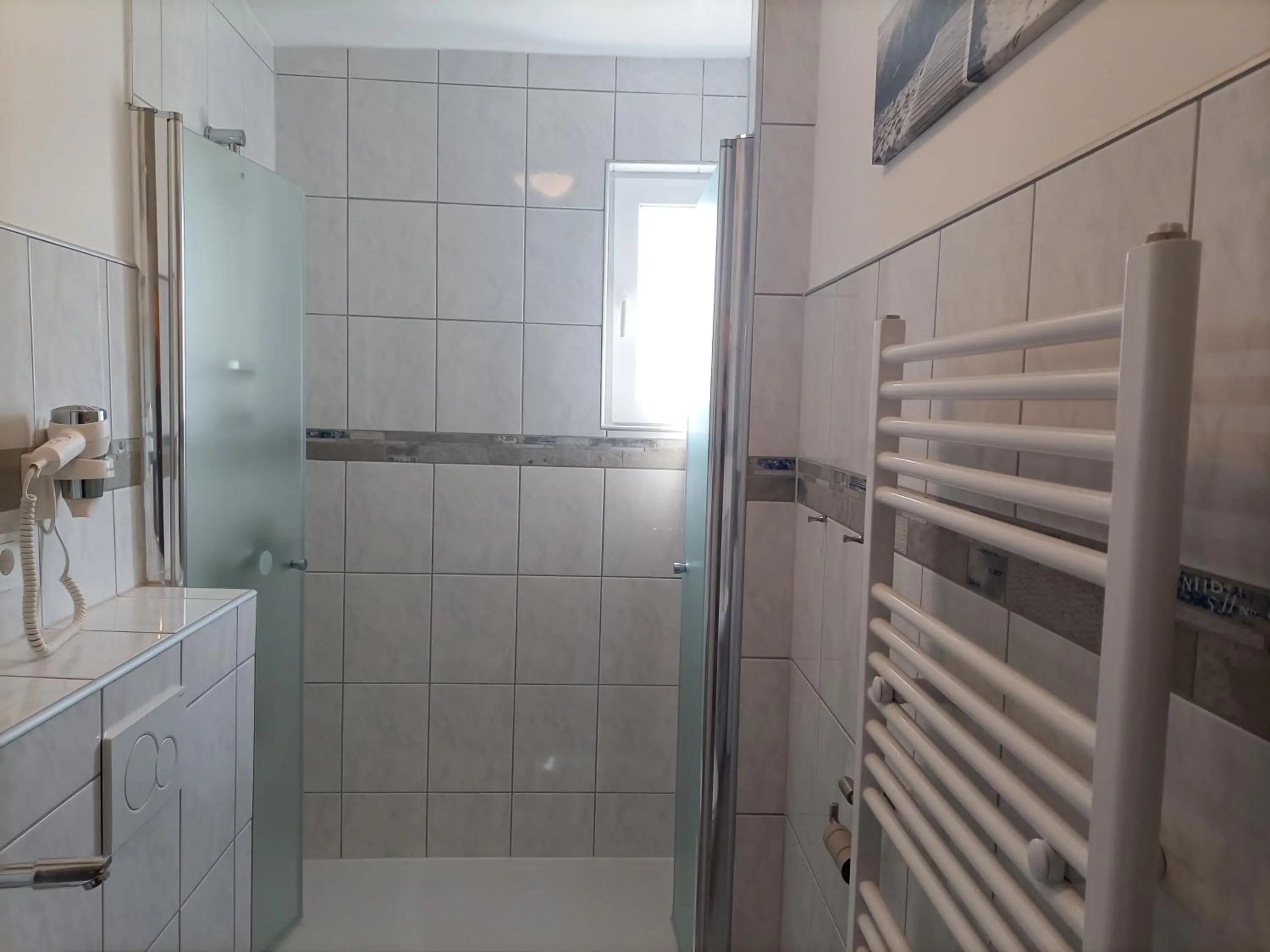 Shower in Hotel An der Karlstadt