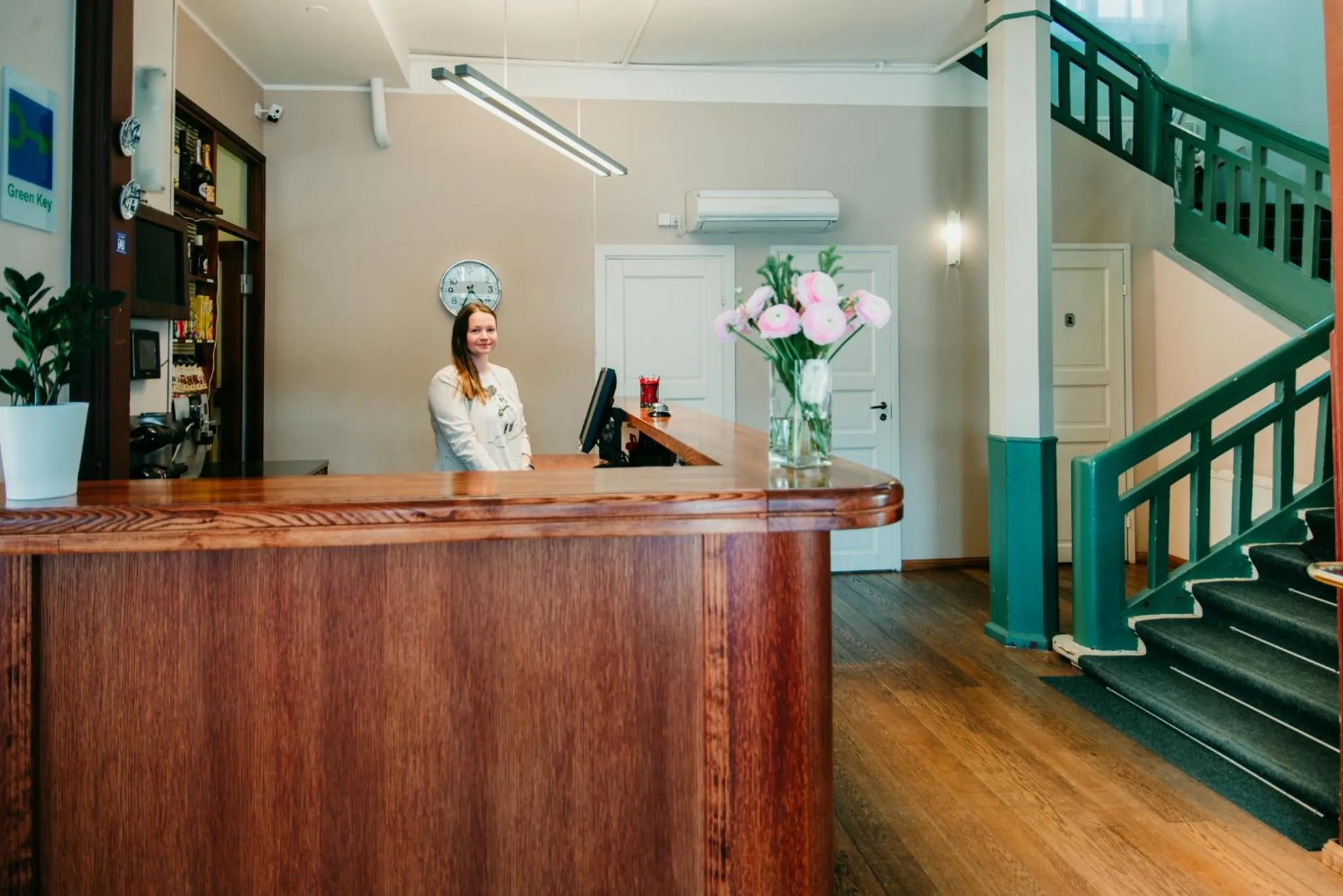 Staff in Economy Hotel