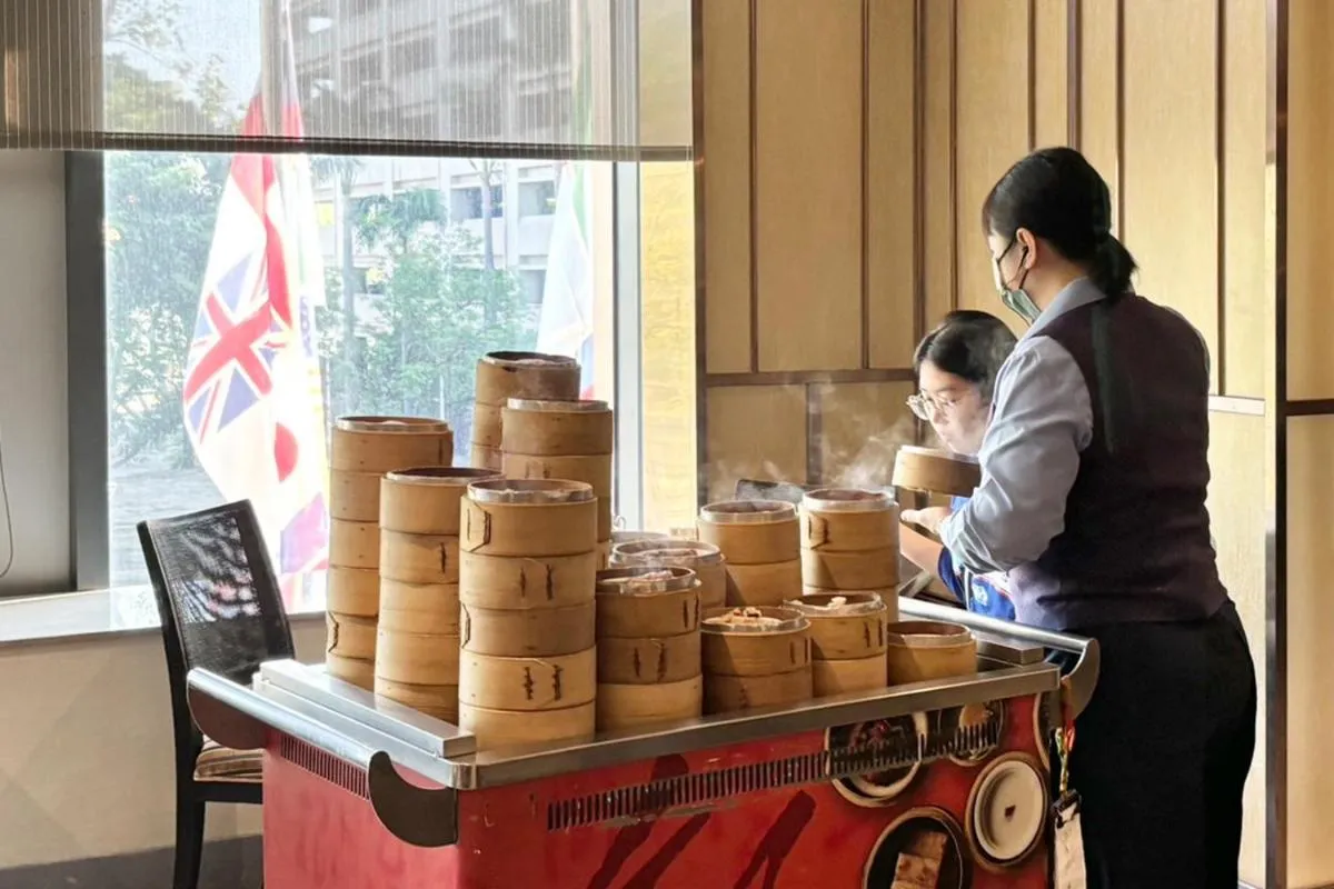 Breakfast in Kaohsiung Chateau de Chine Hotel