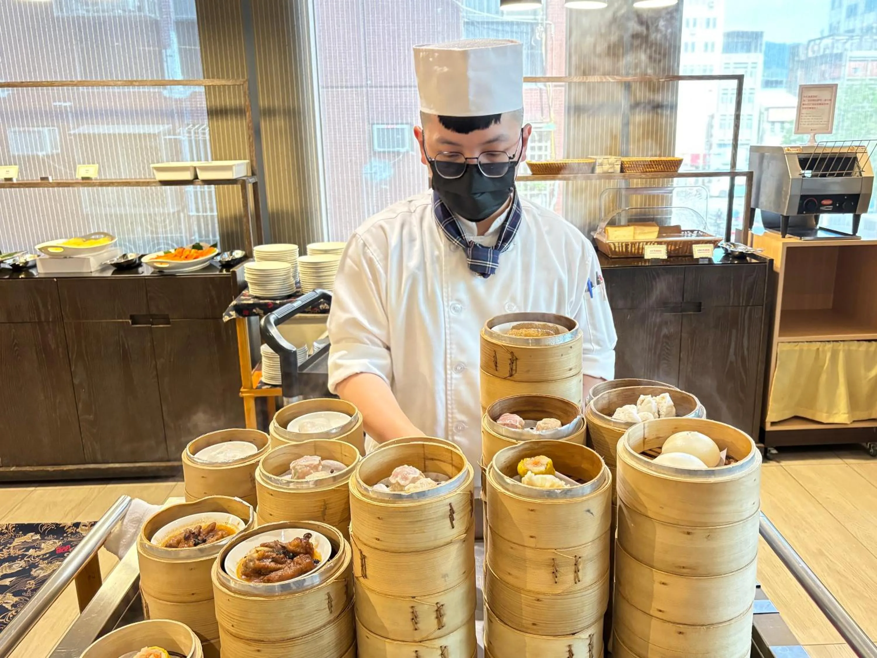 Breakfast in Kaohsiung Chateau de Chine Hotel