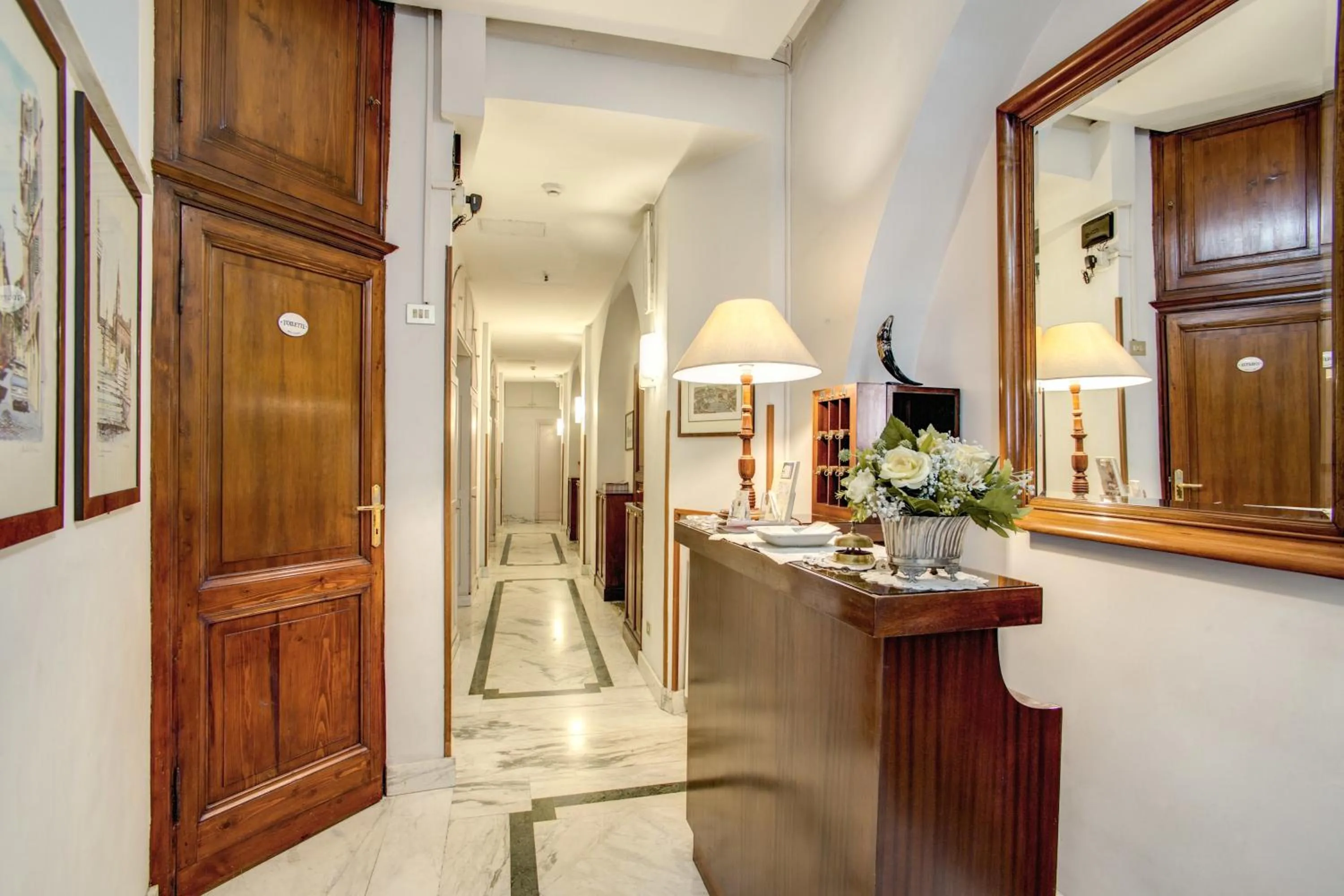 Lobby or reception in Hotel Primavera