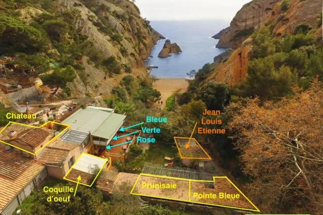 Natural landscape in La Calanque de Figuerolles