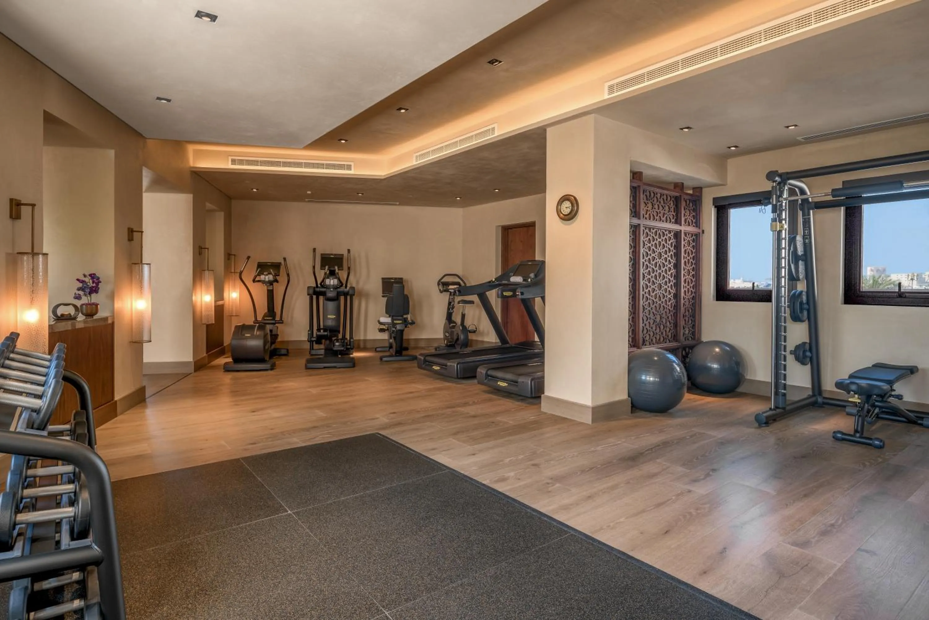 Fitness centre/facilities in The Chedi Al Bait, Sharjah