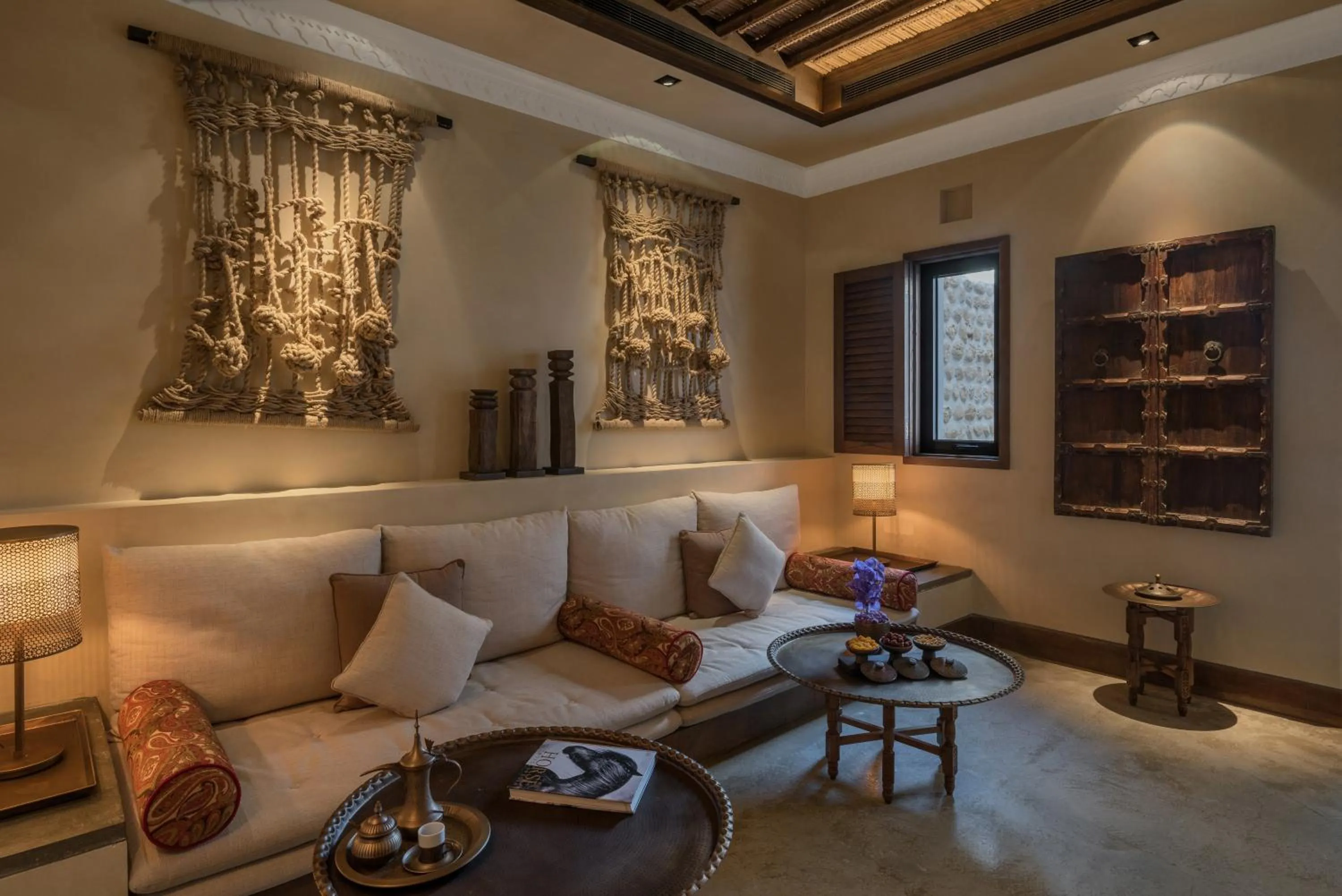 Living room in The Chedi Al Bait, Sharjah
