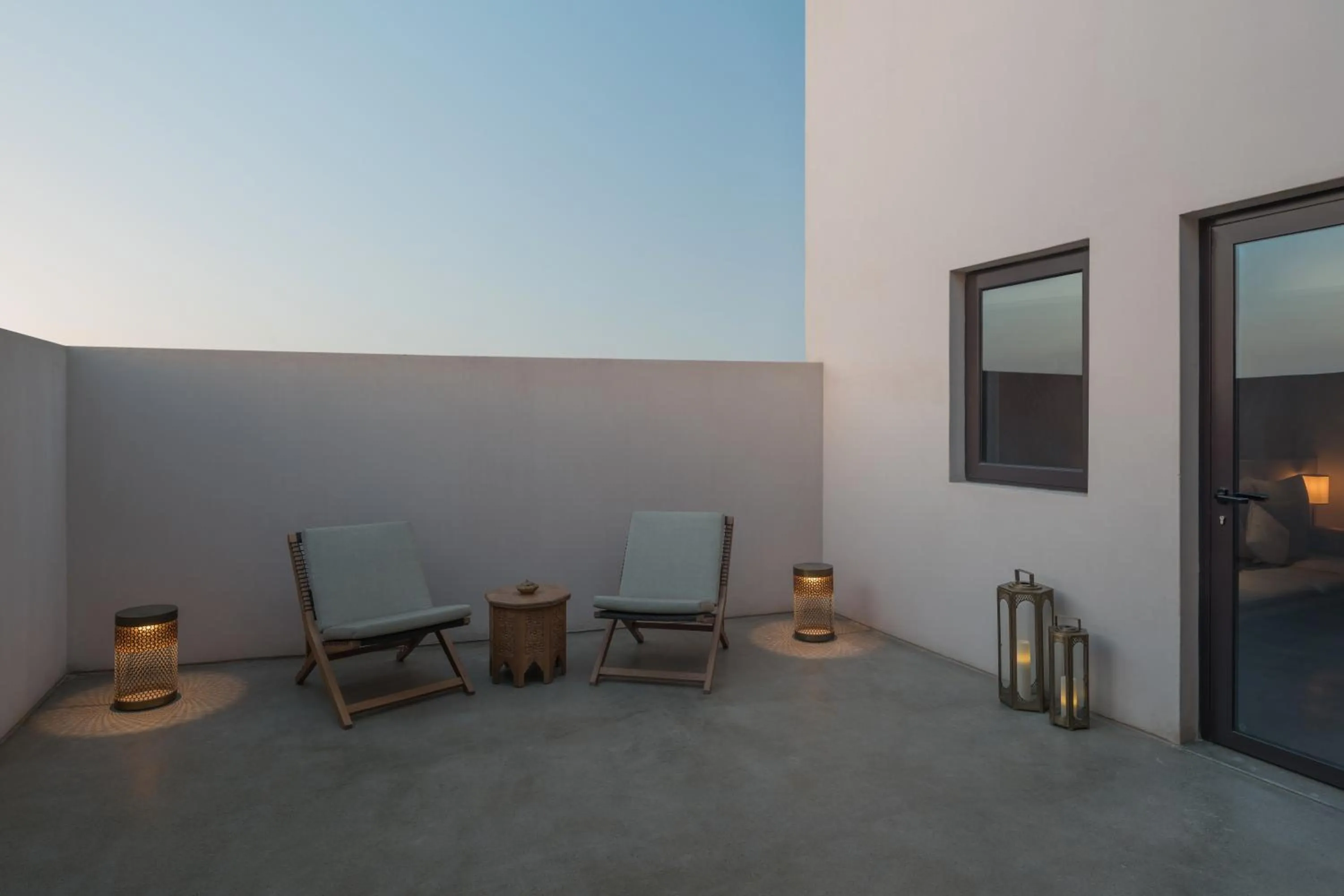 Patio in The Chedi Al Bait, Sharjah