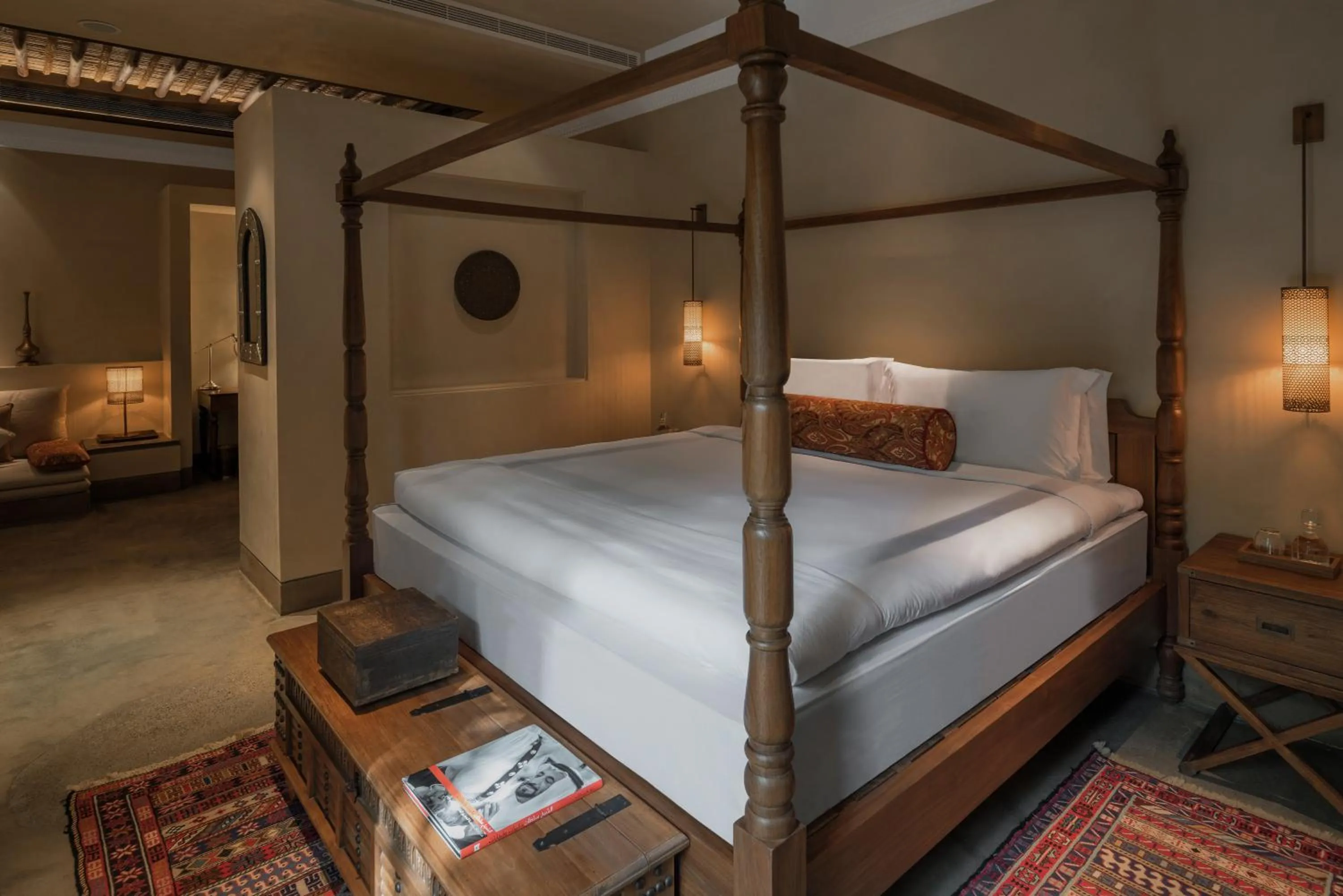 Bed in The Chedi Al Bait, Sharjah