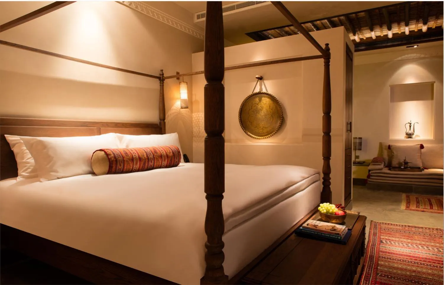 Bed in The Chedi Al Bait, Sharjah