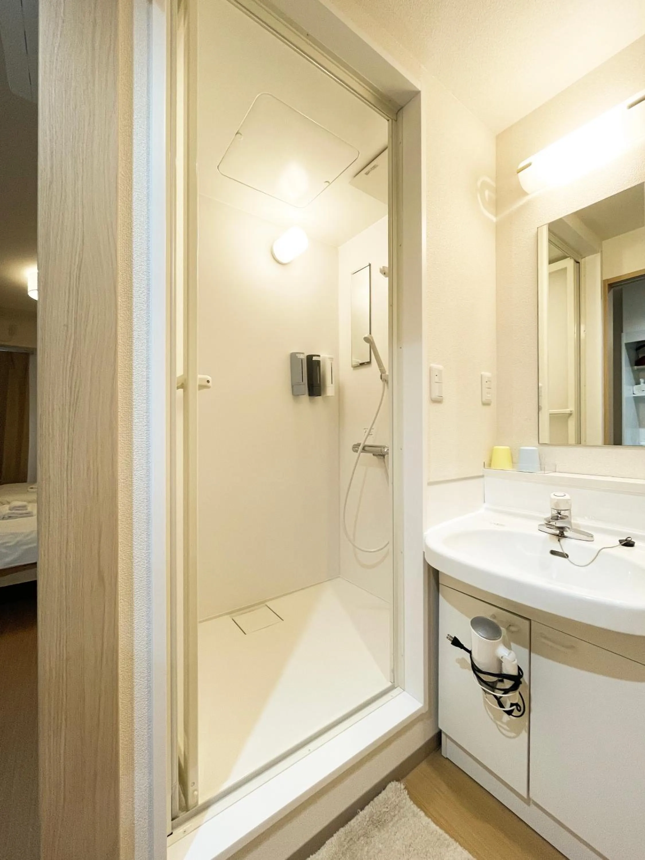 Shower in Connect Inn