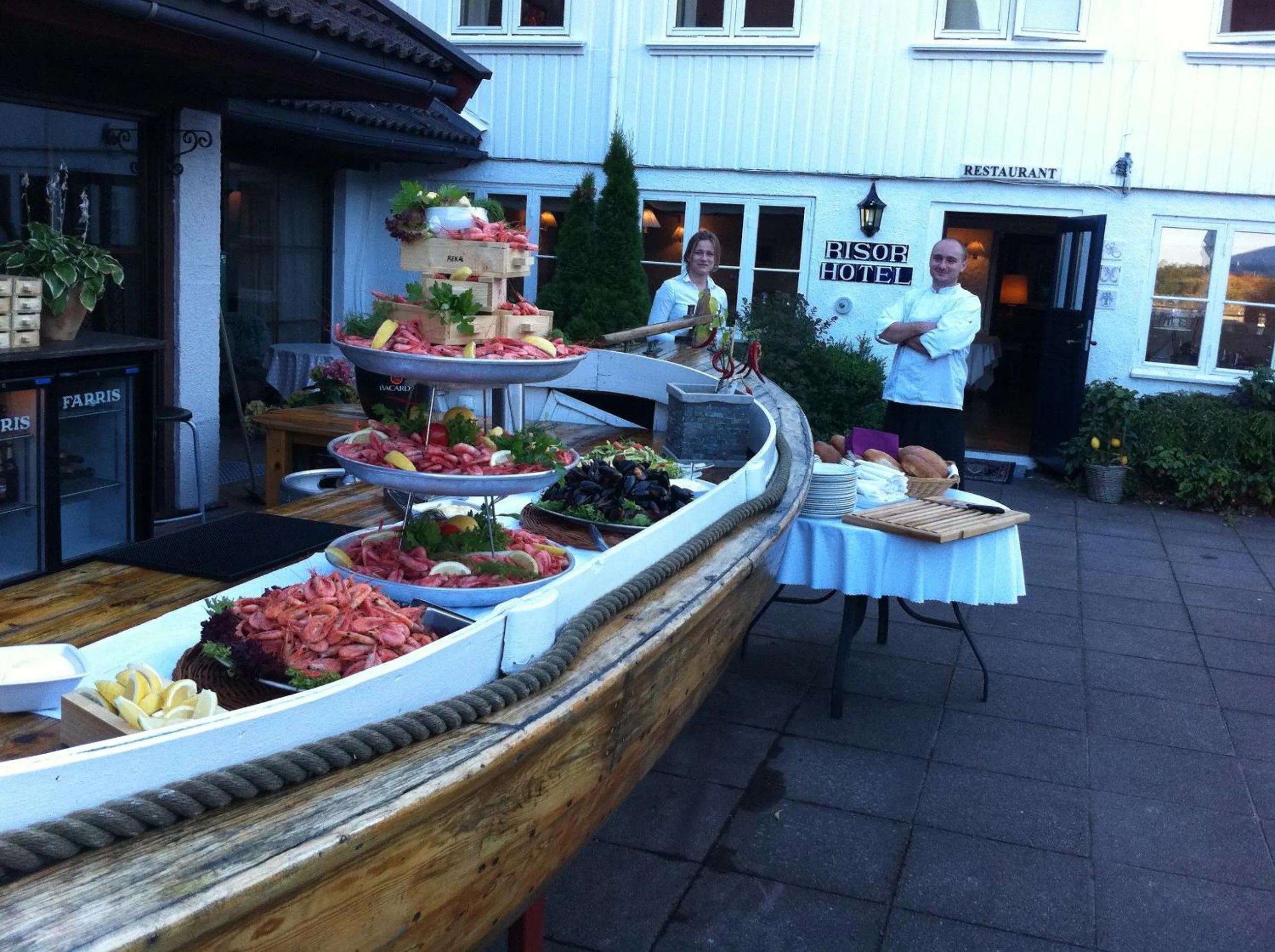 Balcony/Terrace in Risør Hotel