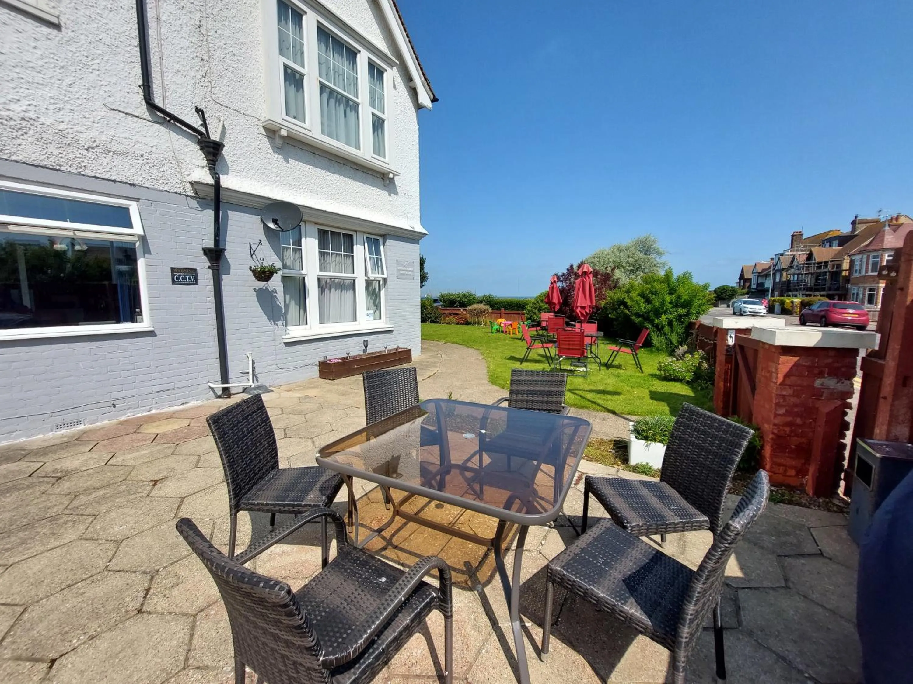 Patio in Westbrook Lodge Guest House