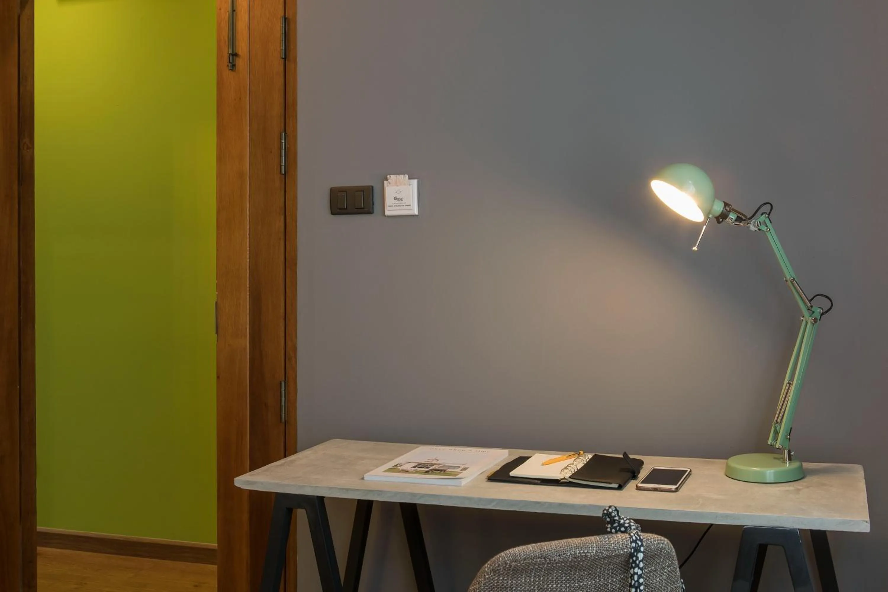 Decorative detail in Timber Hostel