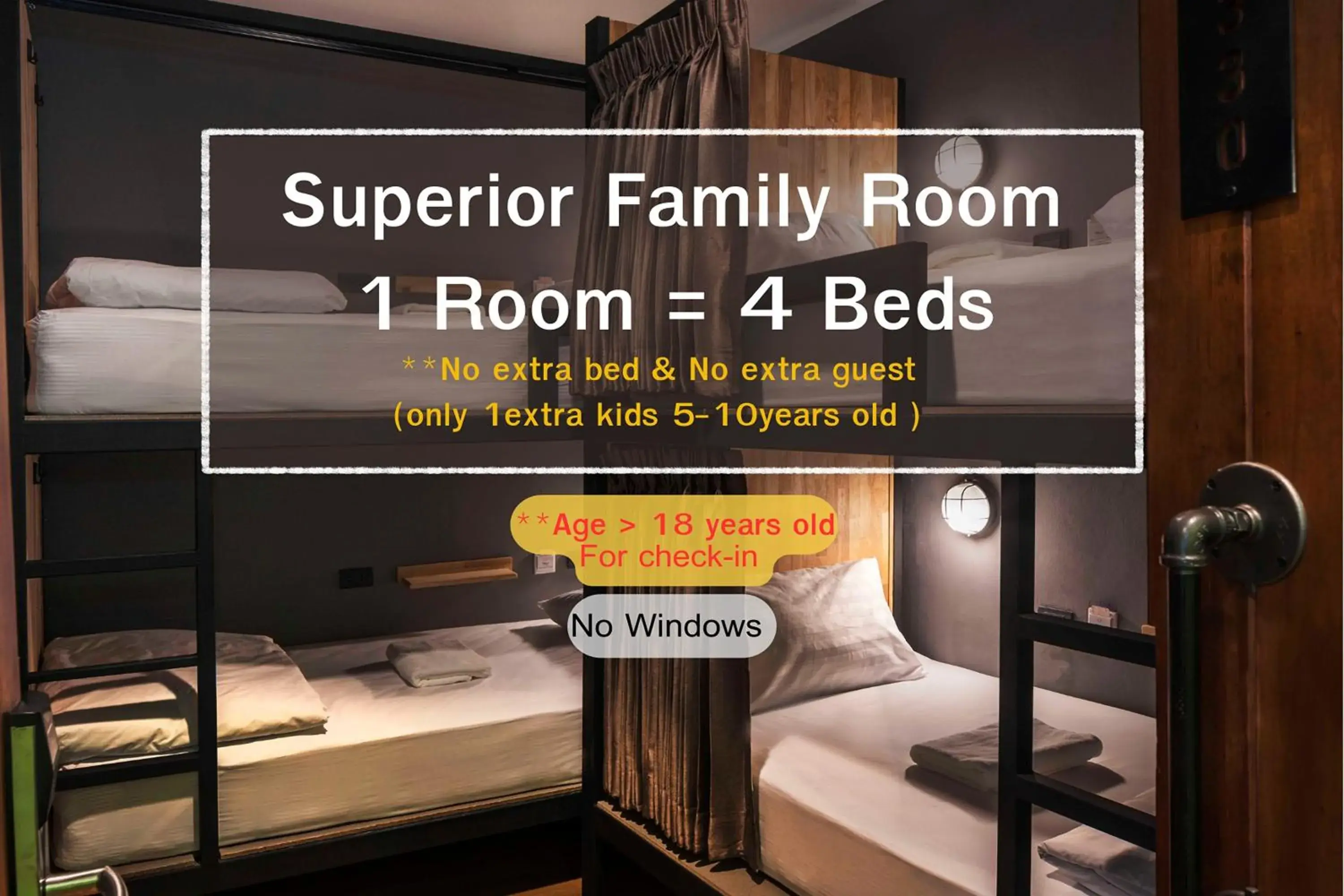 Superior Family Room in Timber Hostel Superior Family Room in Timber Hostel