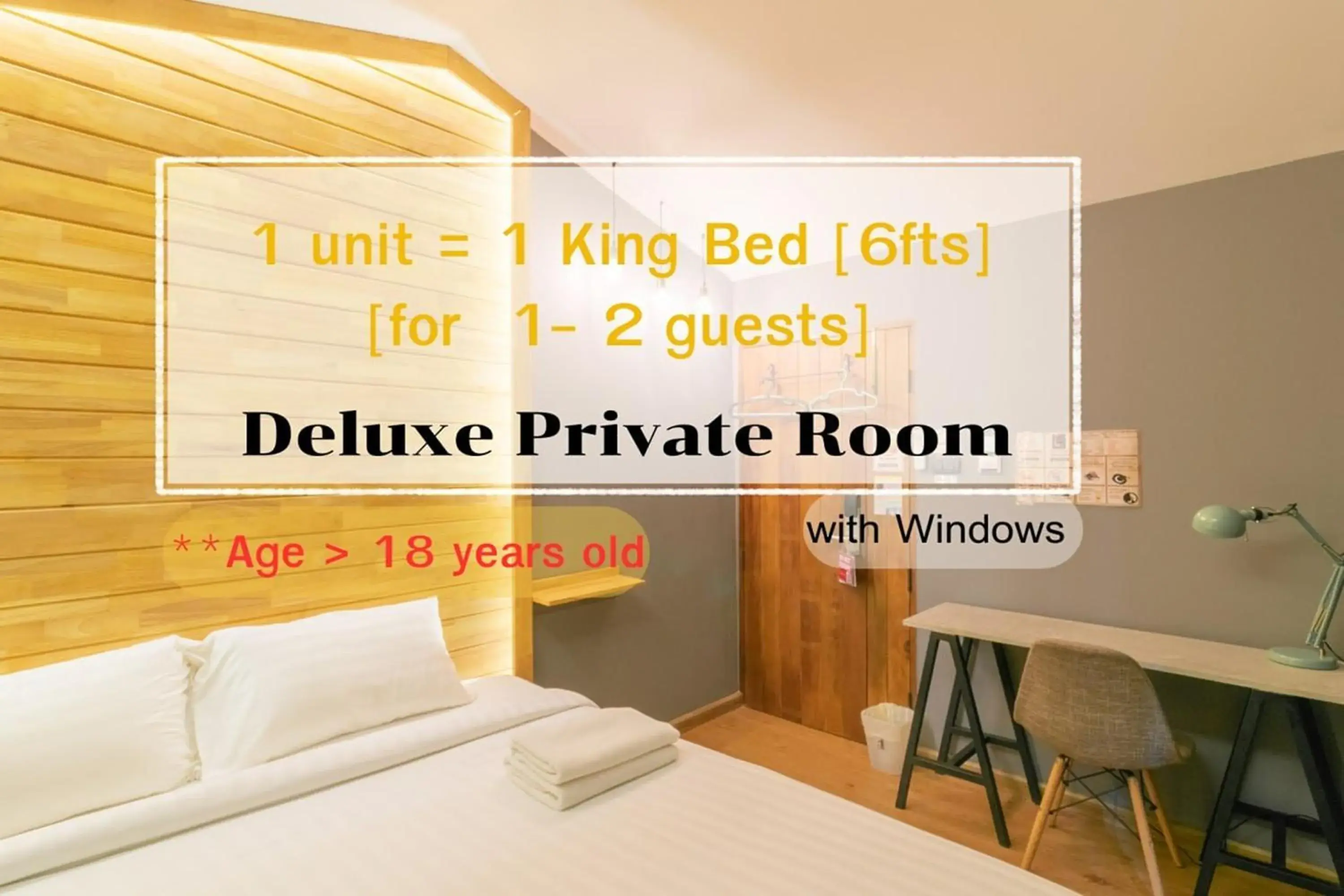 Deluxe King Room in Timber Hostel Deluxe King Room in Timber Hostel