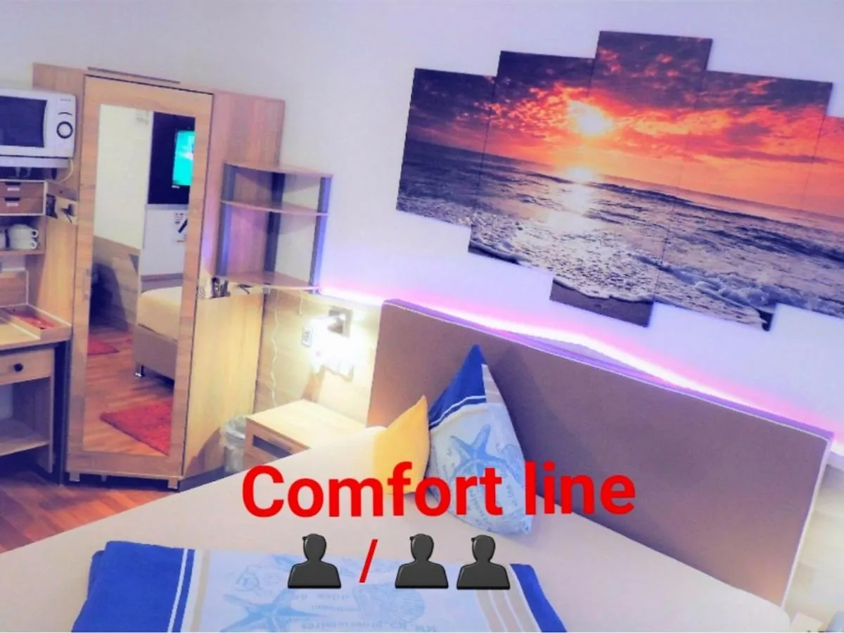 Bed in Hotel Garni Rodenbach