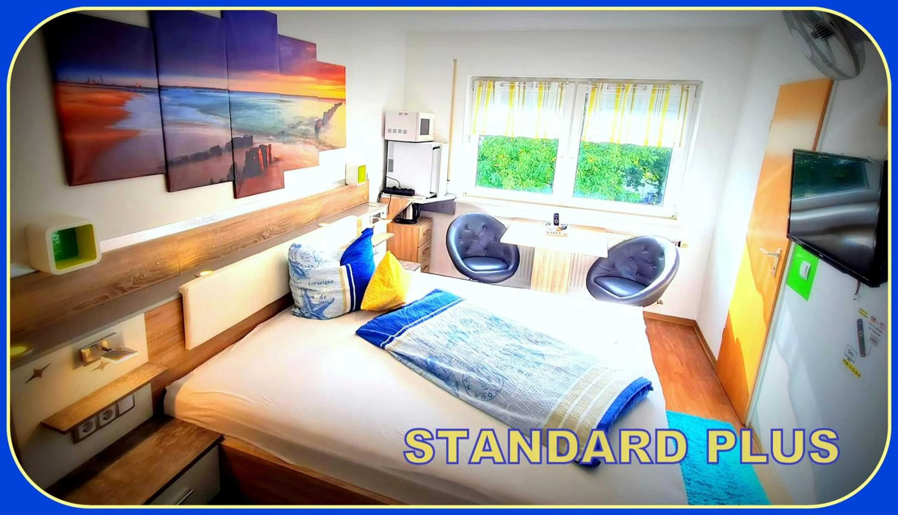 Bed in Hotel Garni Rodenbach