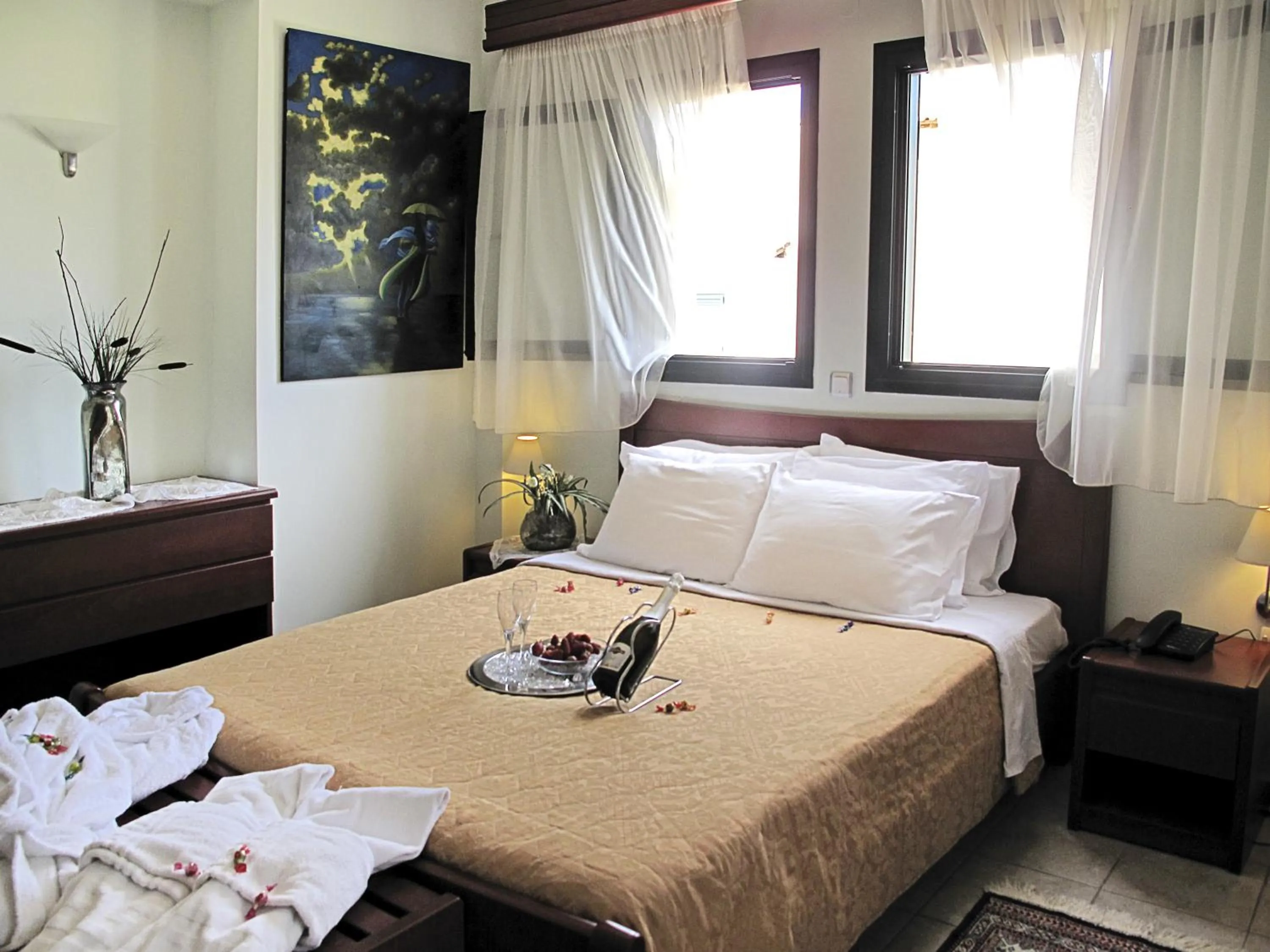 Bedroom in Lesse Hotel