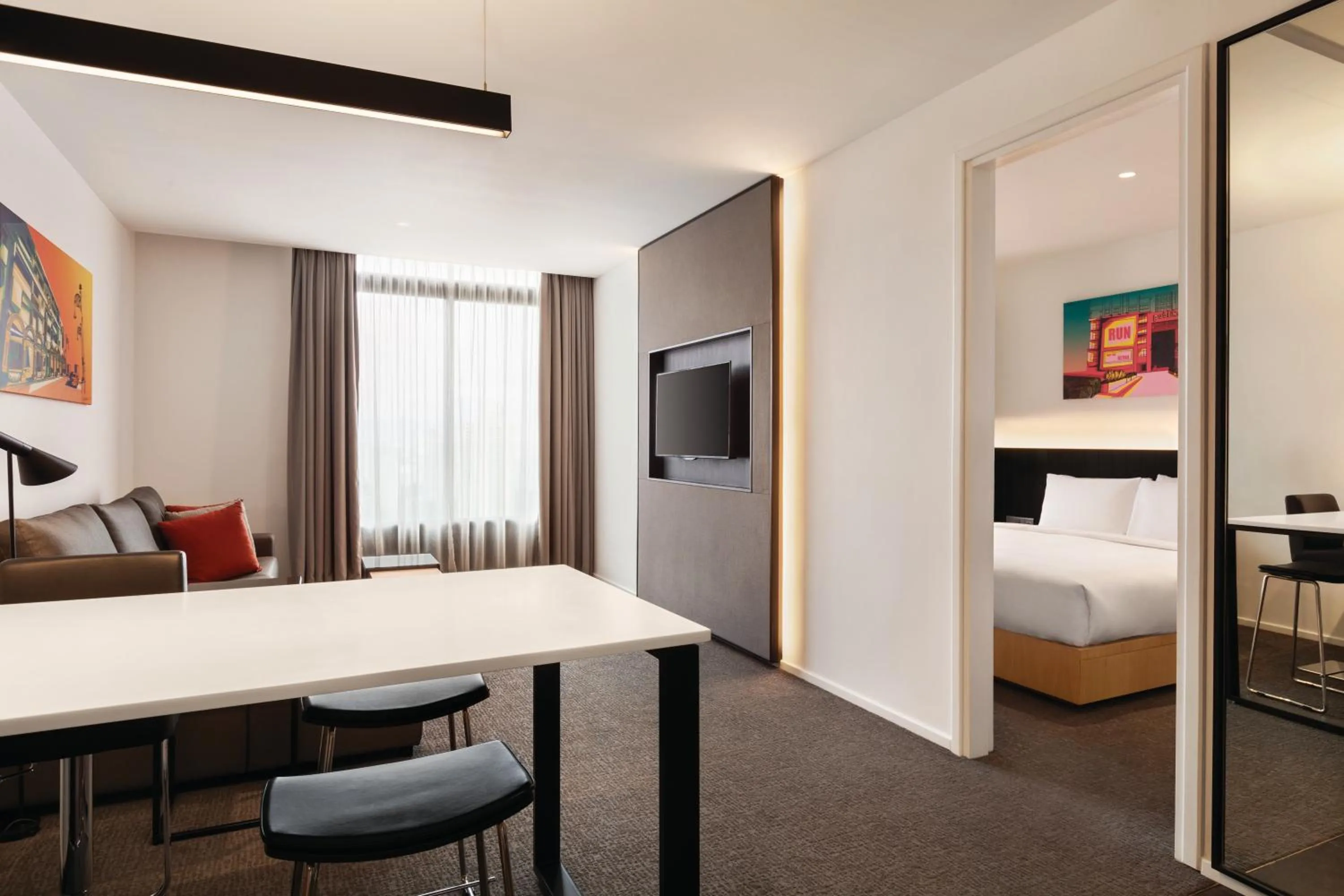 Bedroom, Bed in Hyatt House Kuala Lumpur, Mont Kiara