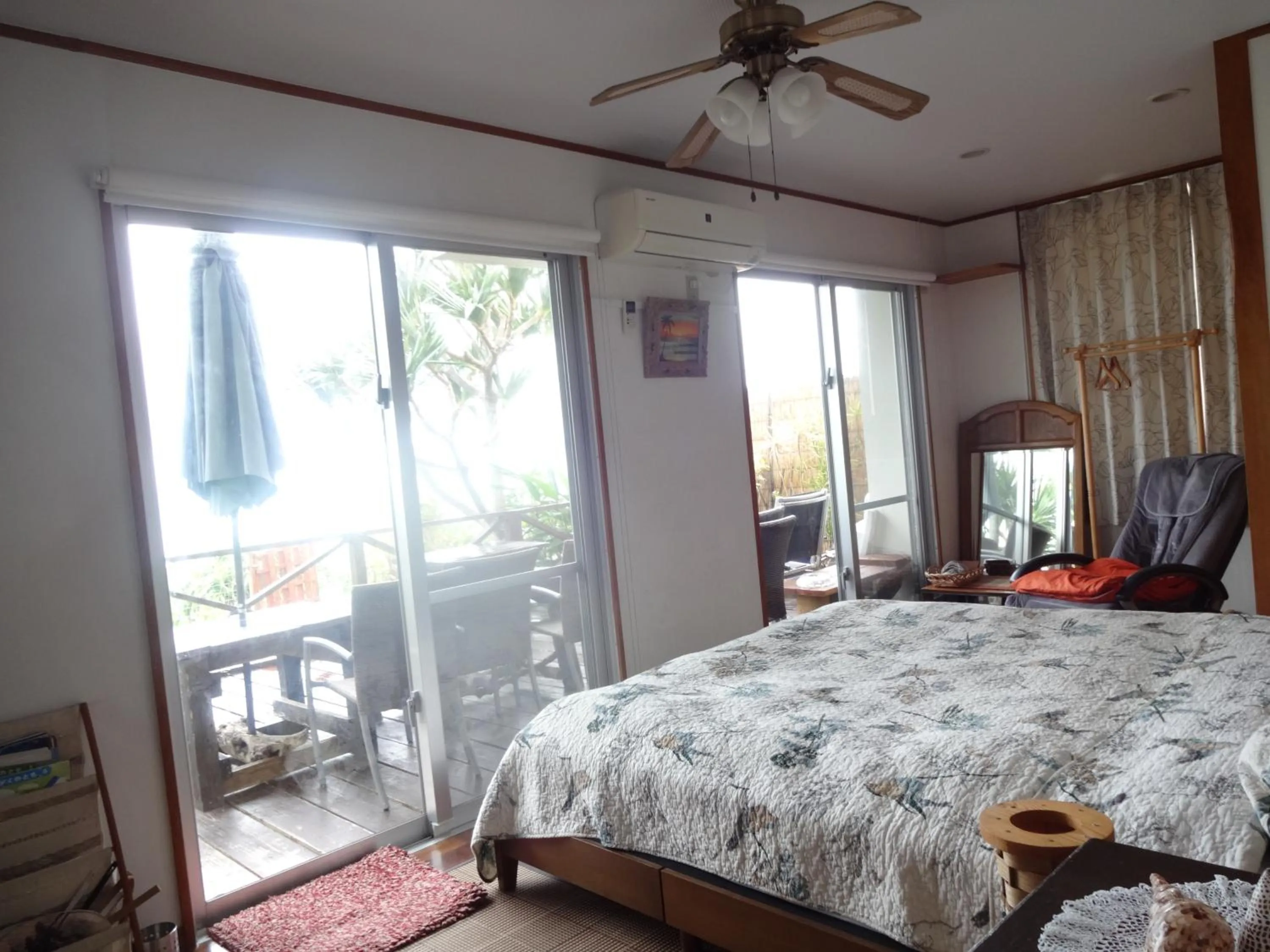 Bed in Pension Umi no soba