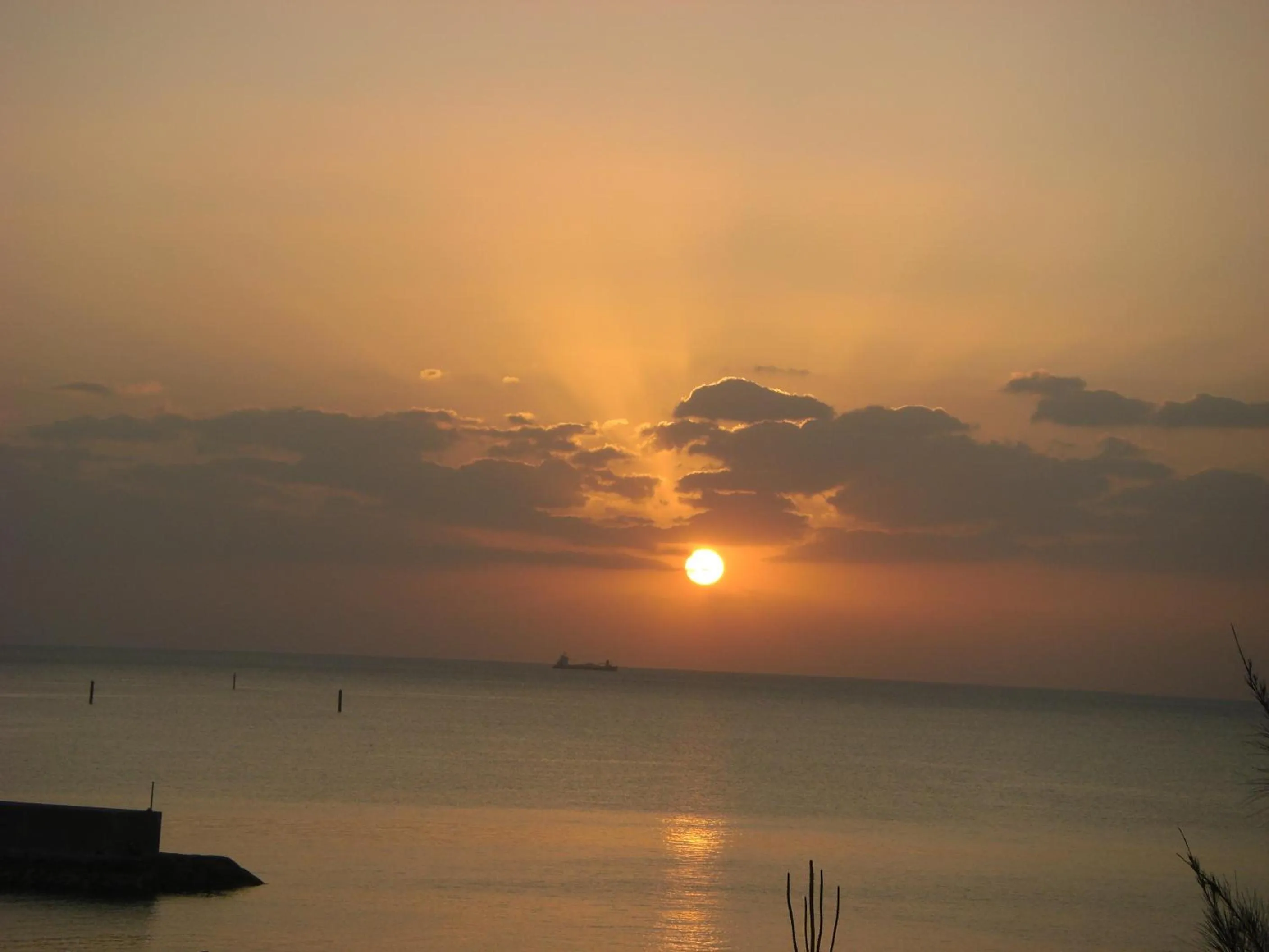 Sunrise in Pension Umi no soba