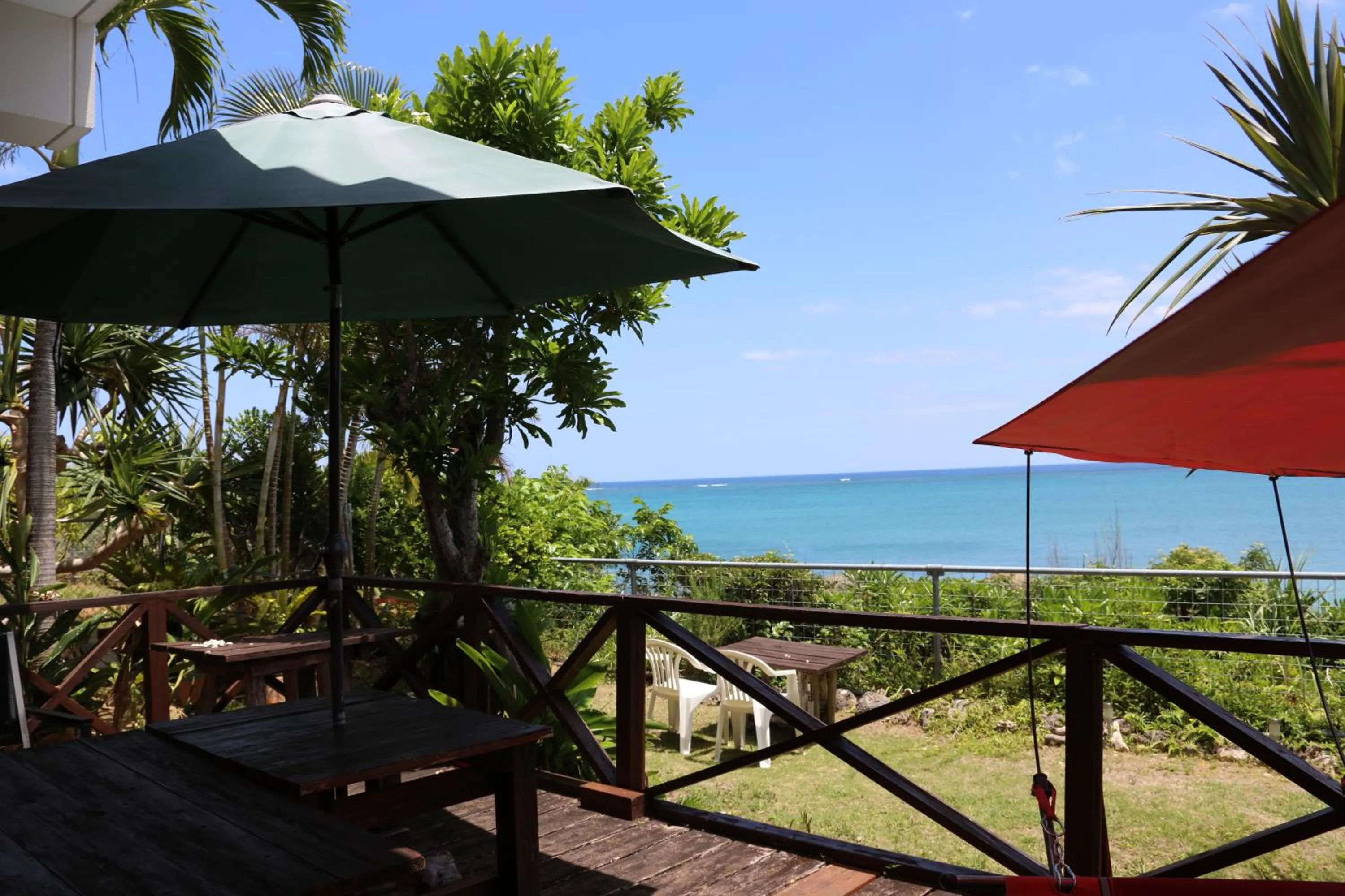 Balcony/Terrace in Pension Umi no soba