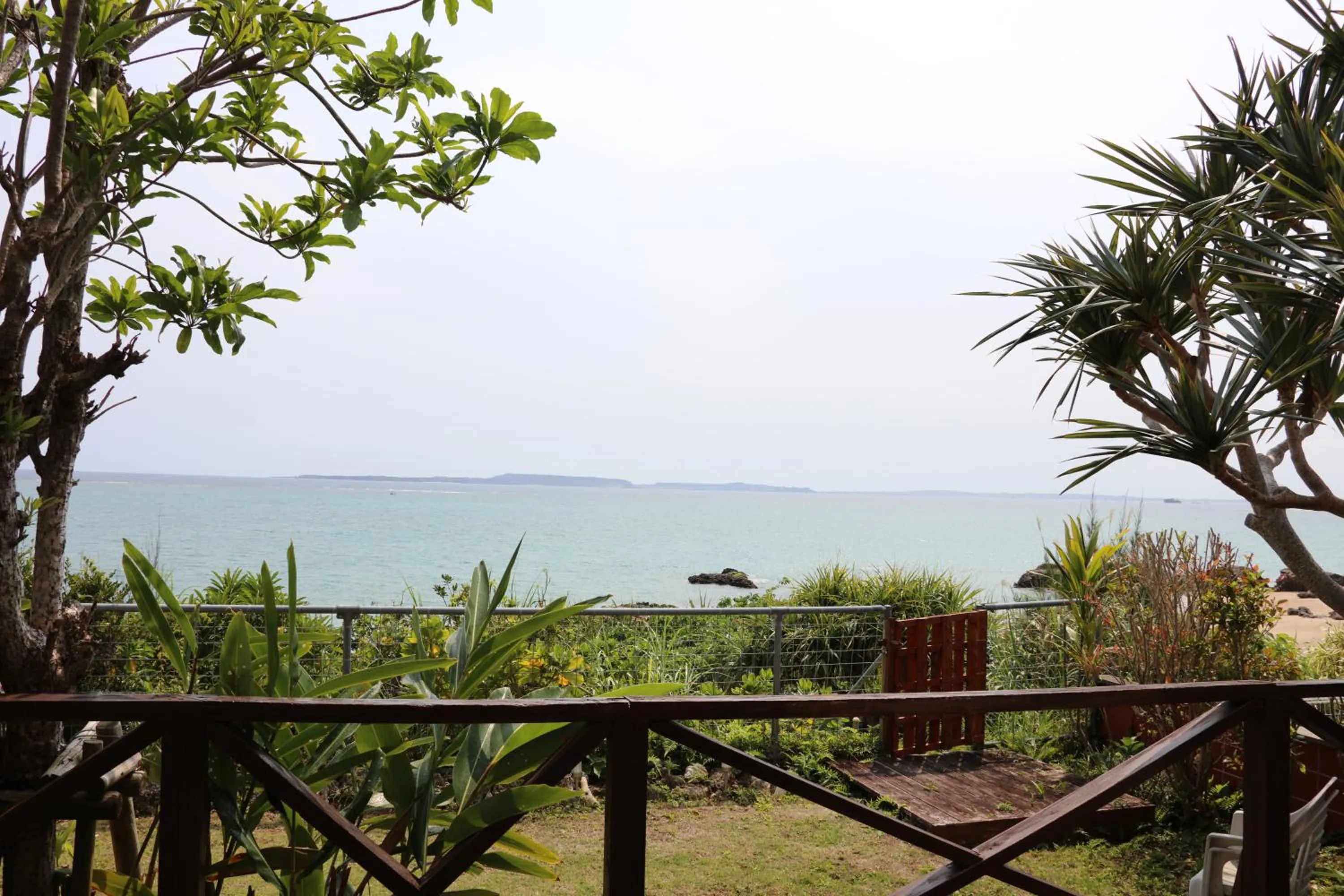 Inner courtyard view in Pension Umi no soba
