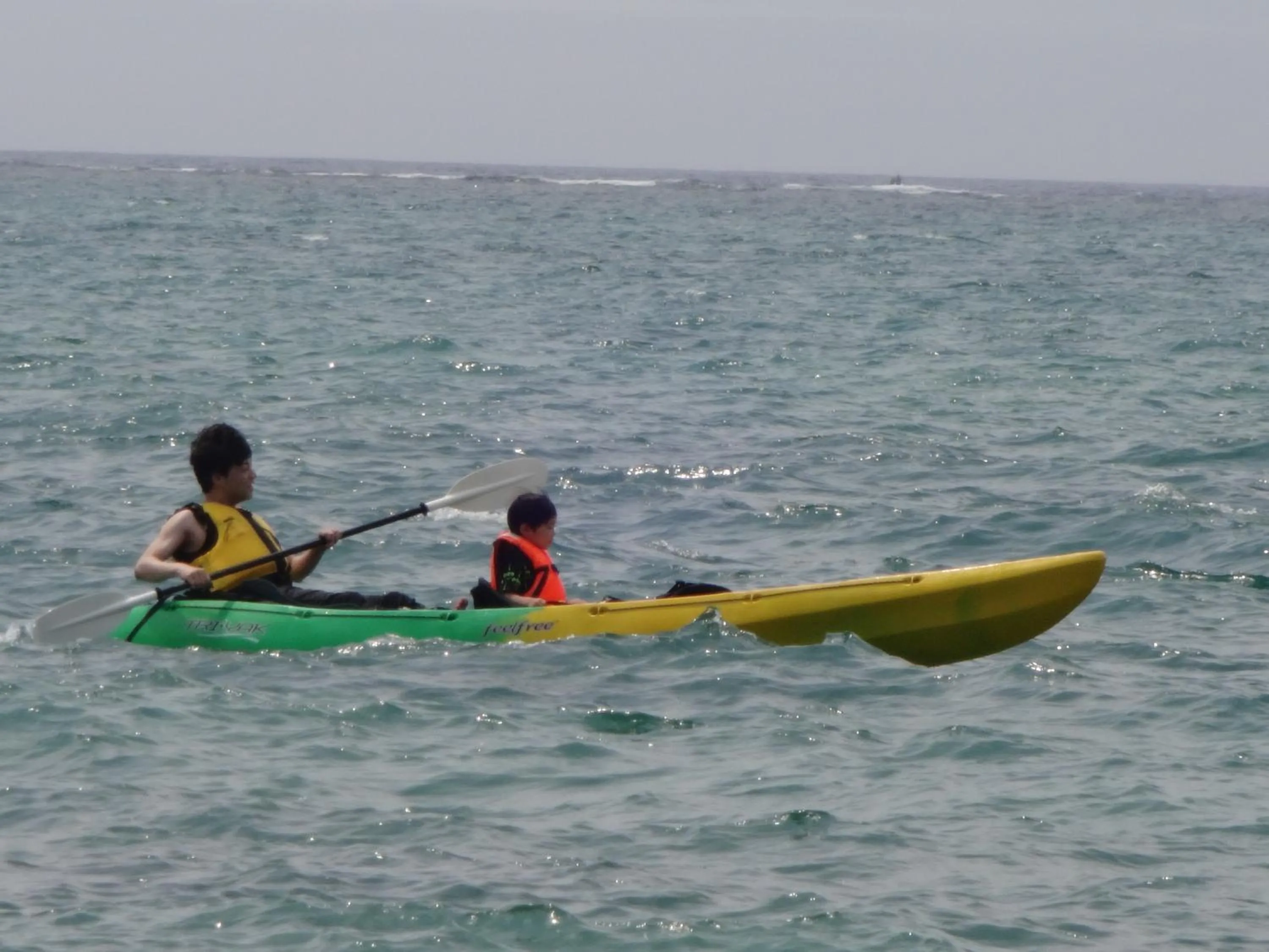 Canoeing in Pension Umi no soba